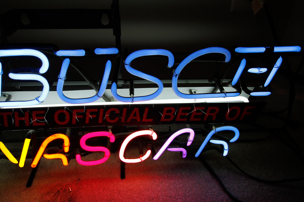 Busch Nascar Neon Sign EBTH