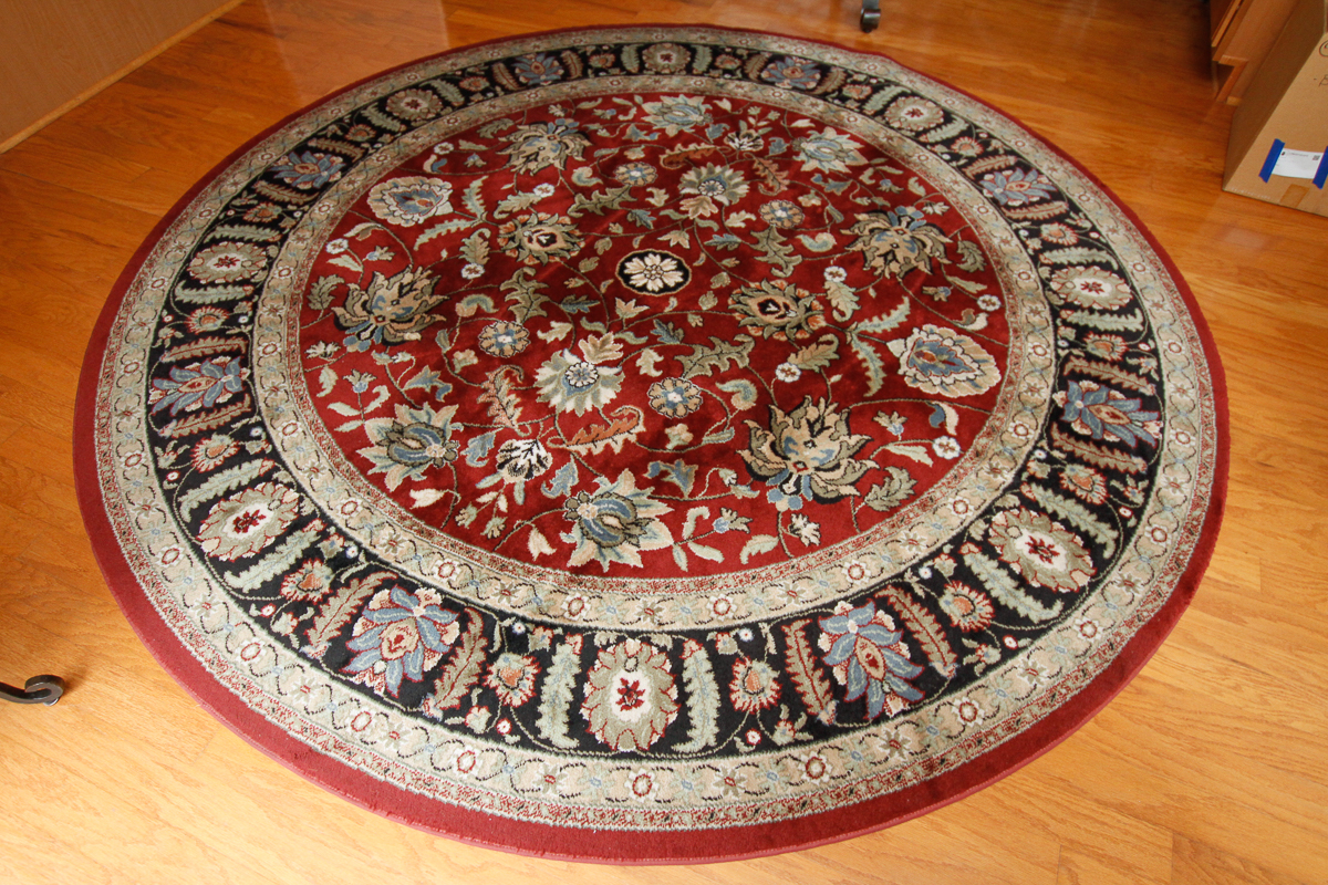 PowerLoomed Belgian Karastan "Palazzo Verona" Round Area Rug EBTH