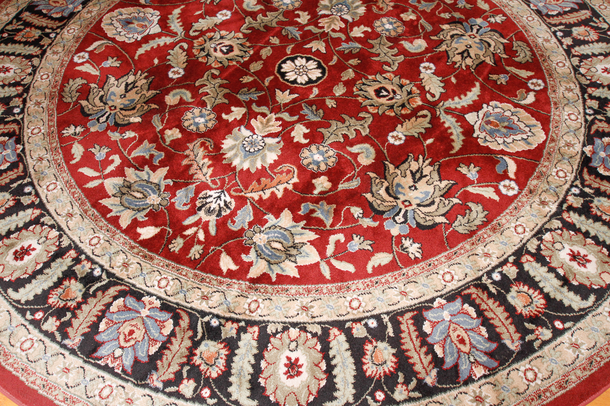 PowerLoomed Belgian Karastan "Palazzo Verona" Round Area Rug EBTH
