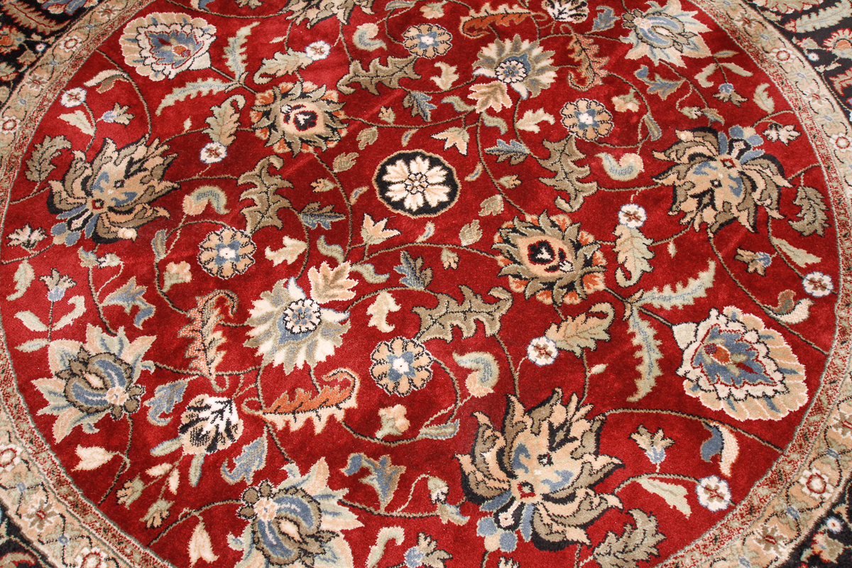 PowerLoomed Belgian Karastan "Palazzo Verona" Round Area Rug EBTH