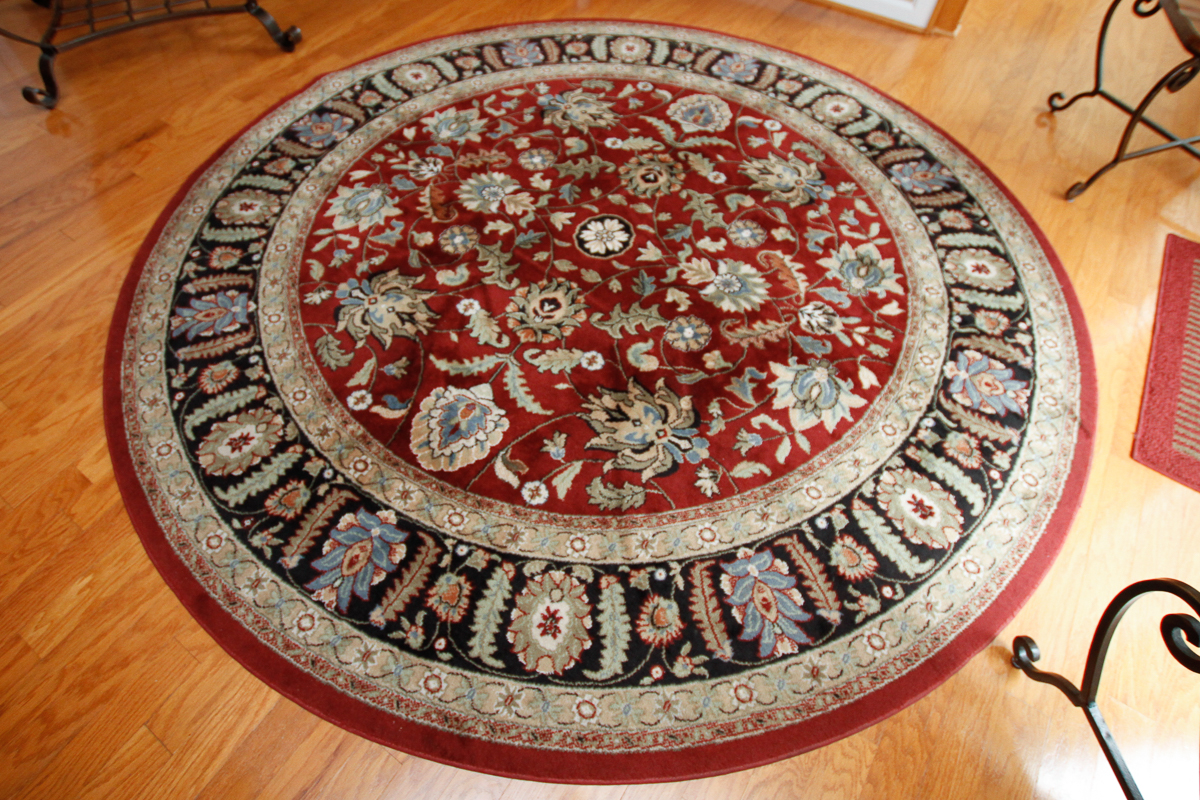 PowerLoomed Belgian Karastan "Palazzo Verona" Round Area Rug EBTH