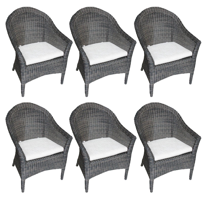 Set Of Smith Hawken Outdoor Patio Chairs Ebth Set Of Smith Hawken Outdoor Patio Chairs