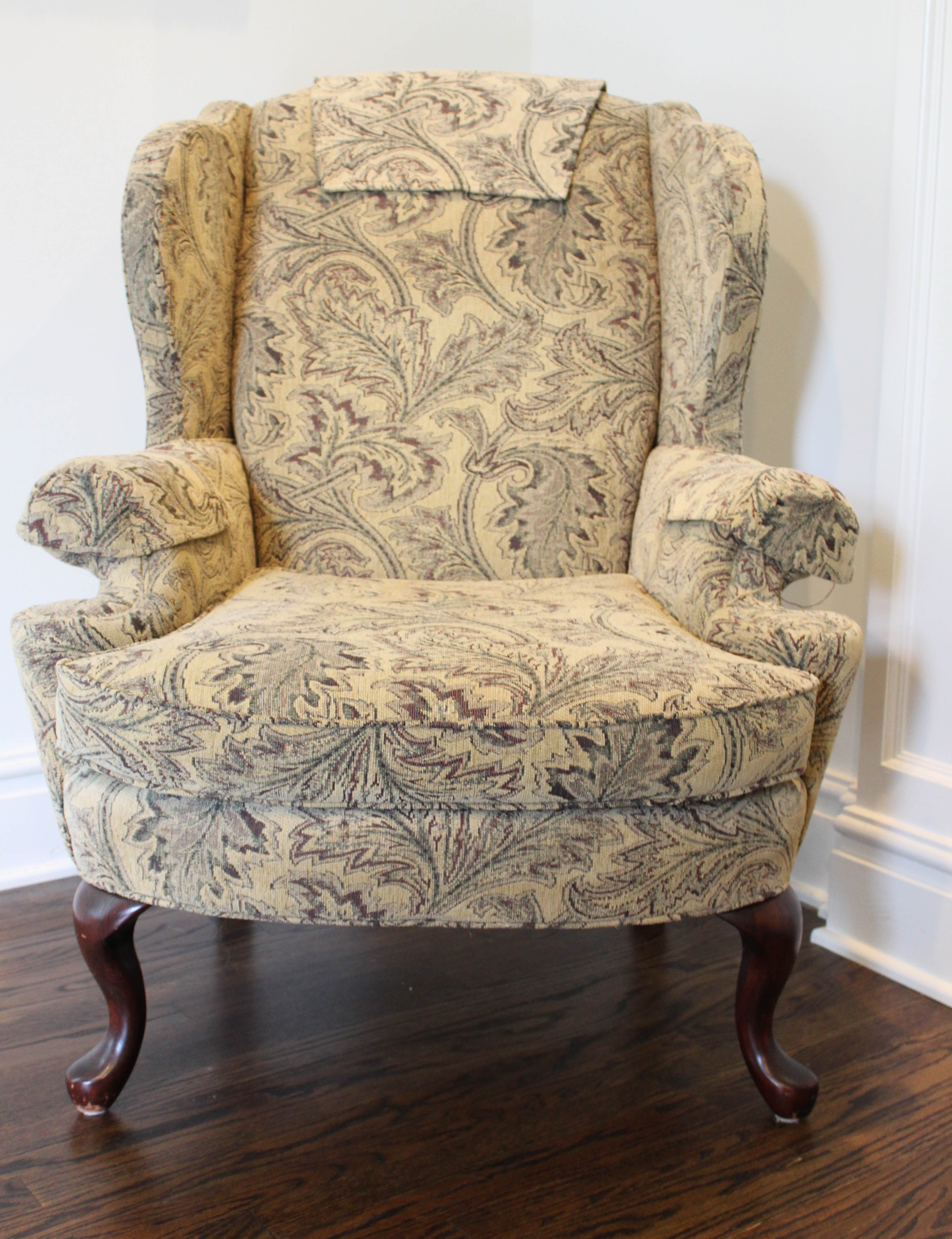 Contemporary Upholstered Wingback Chair from Norwalk EBTH