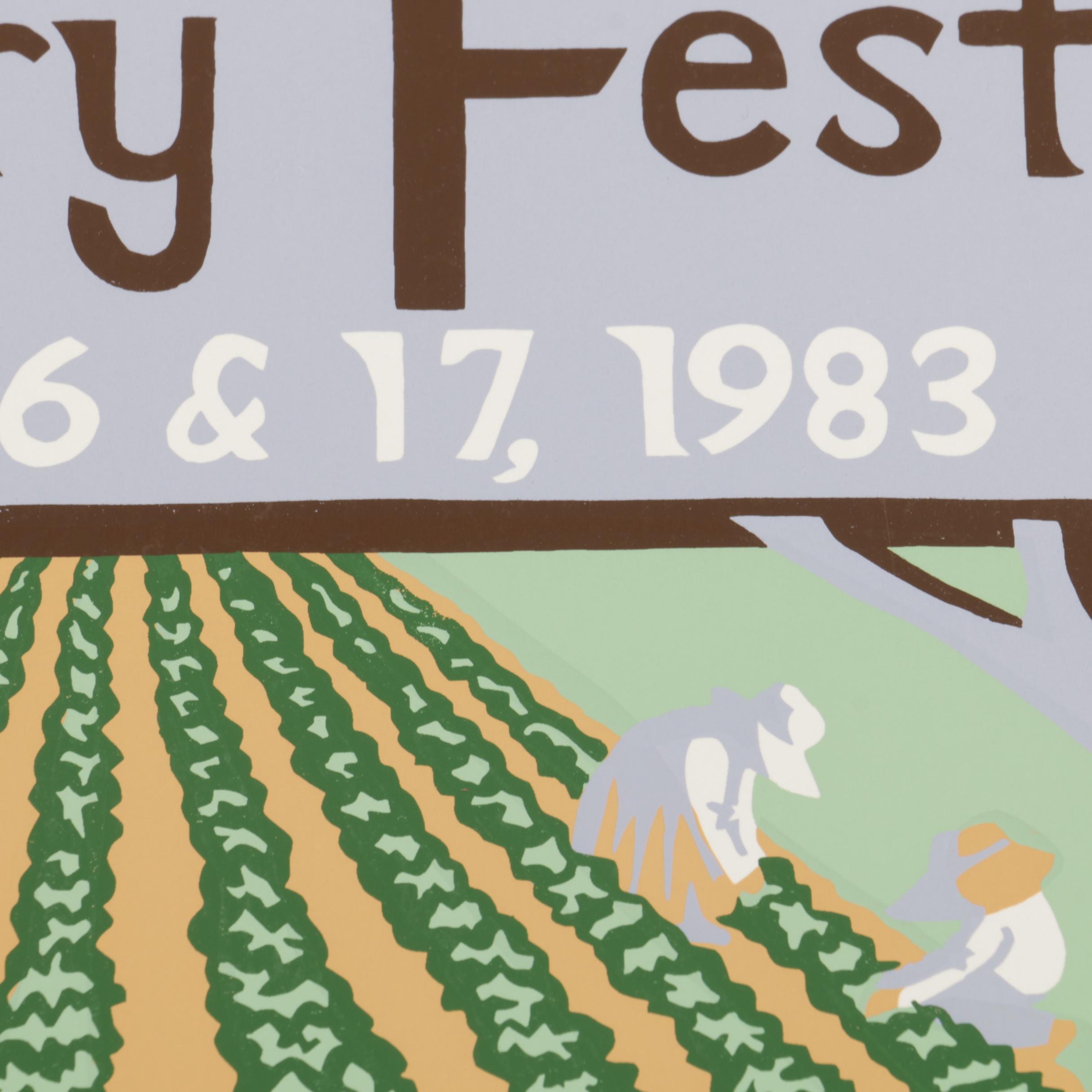 Robertson Limited Edition 1983 Ponchatoula Strawberry Festival