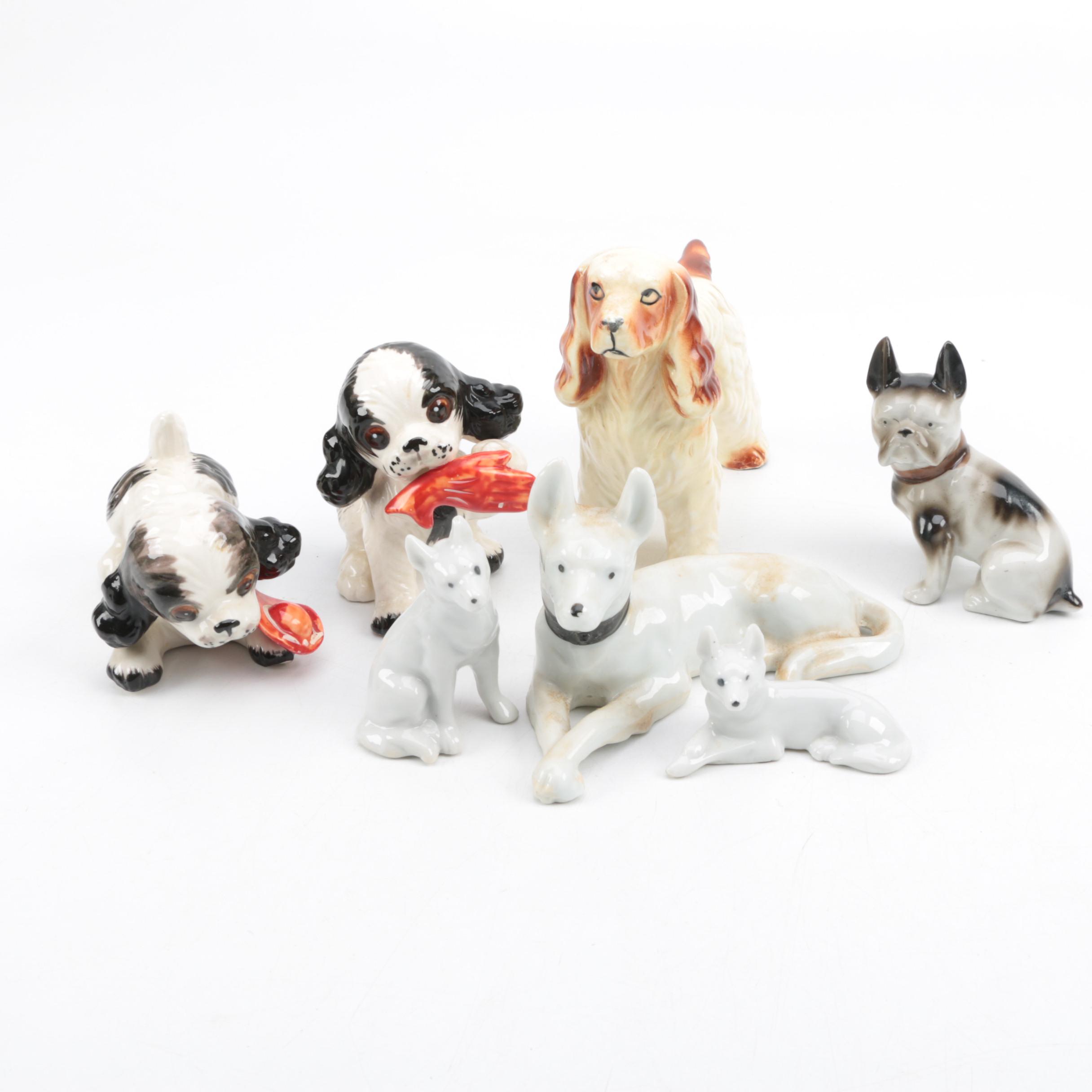 Vintage Japanese Ceramic Dog Figurines EBTH