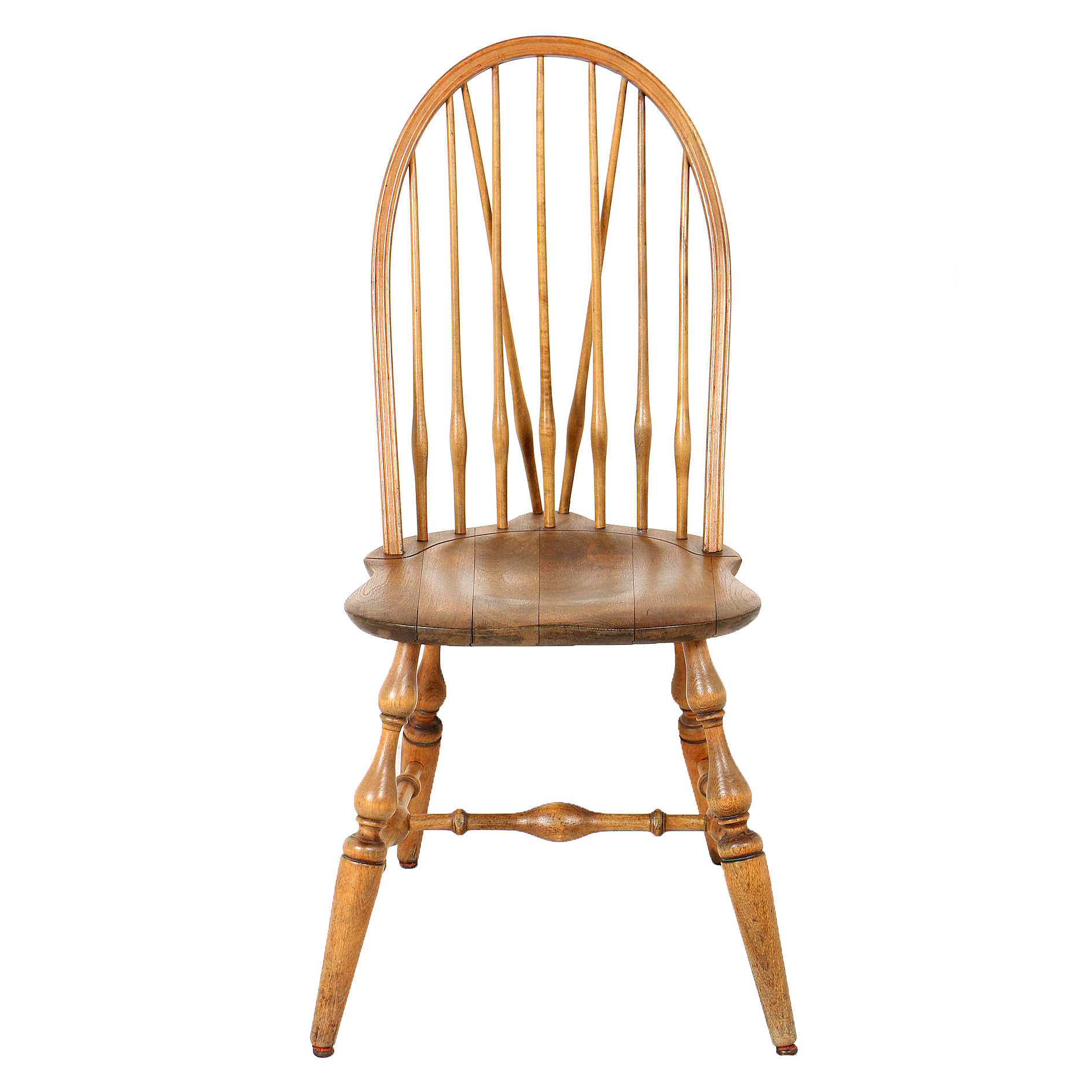 Vintage Windsor Style Braced BowBack Side Chair by Nichols & Stone EBTH