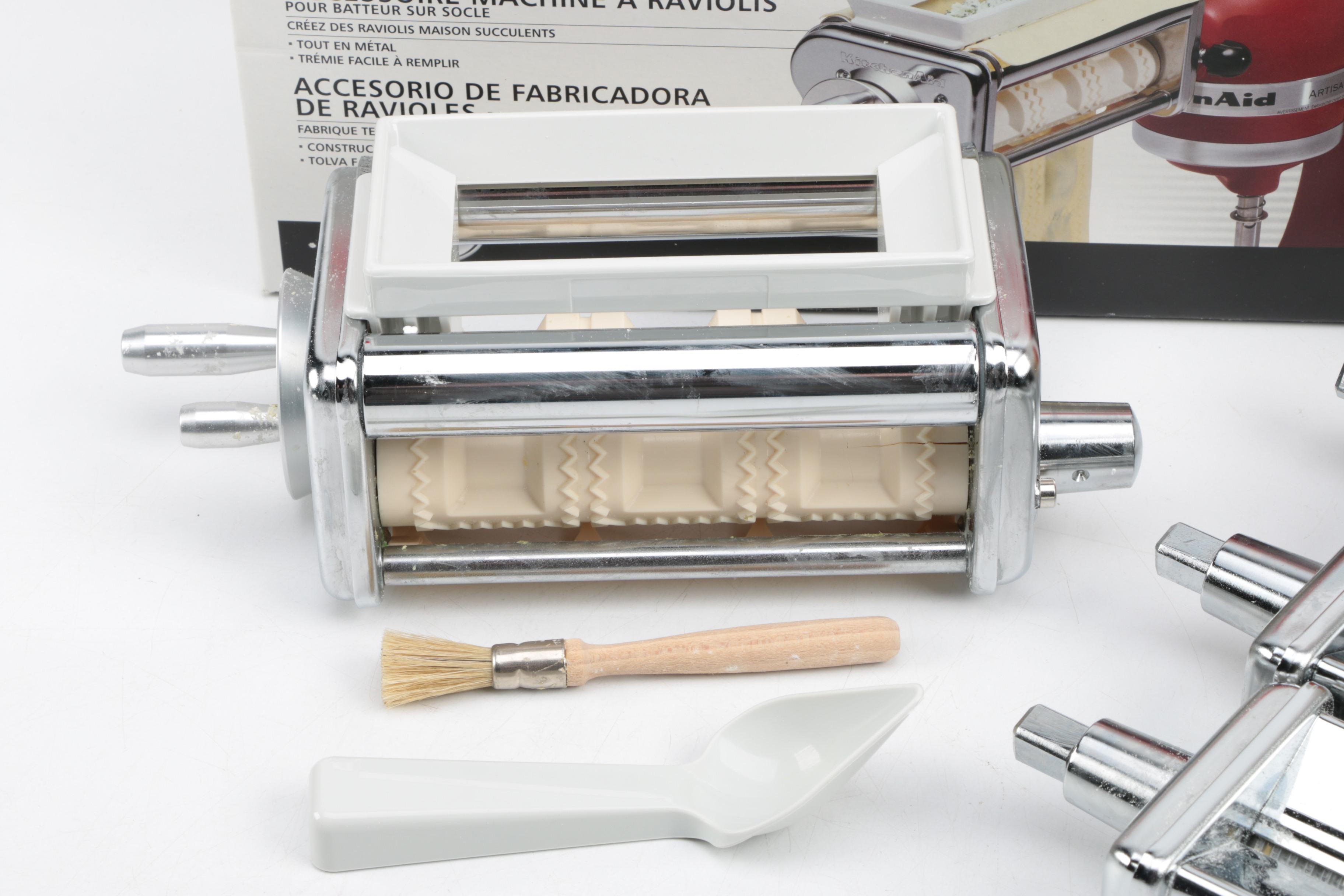 KitchenAid Ravioli Maker and Pasta Roller Cutter Set EBTH