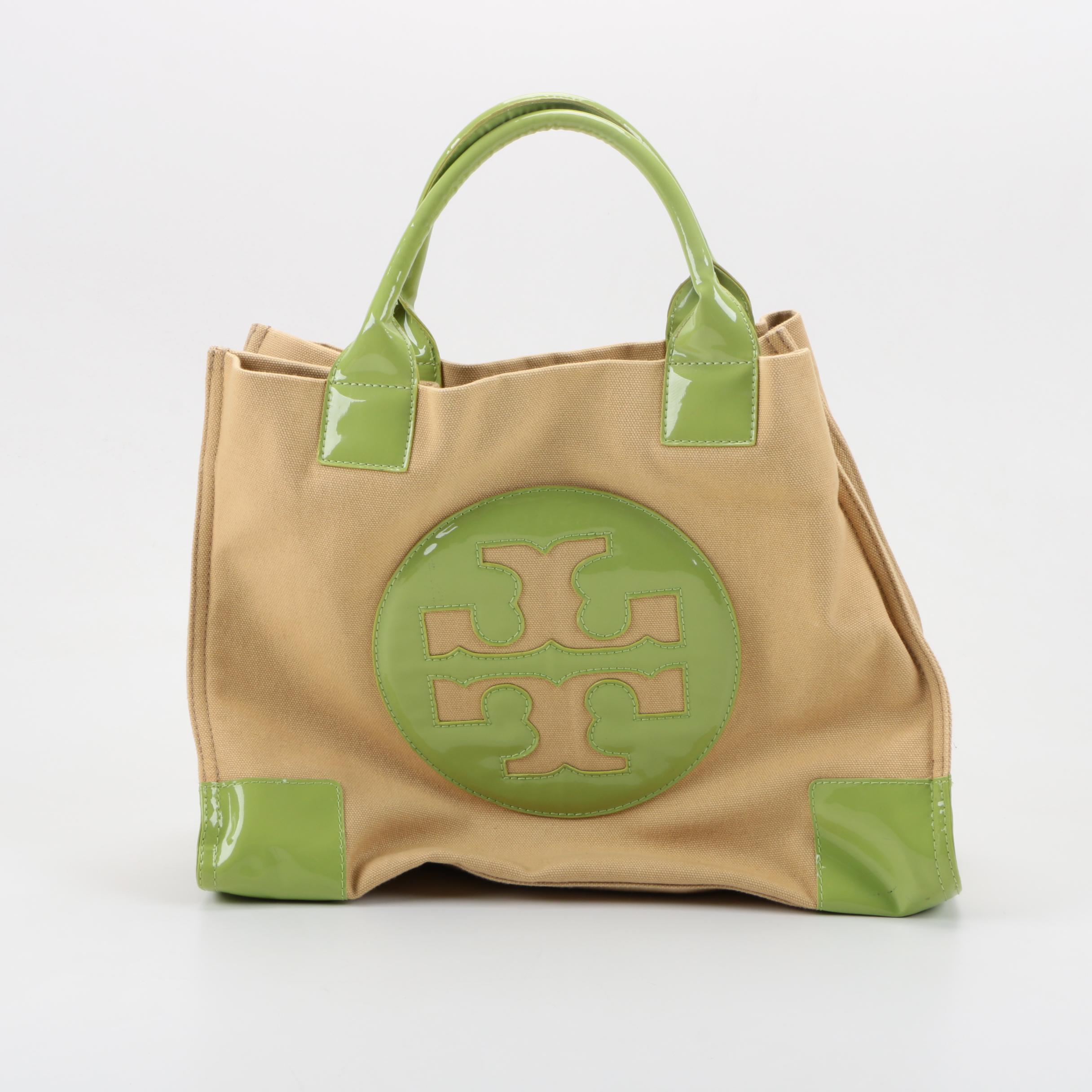 tory burch vinyl bag