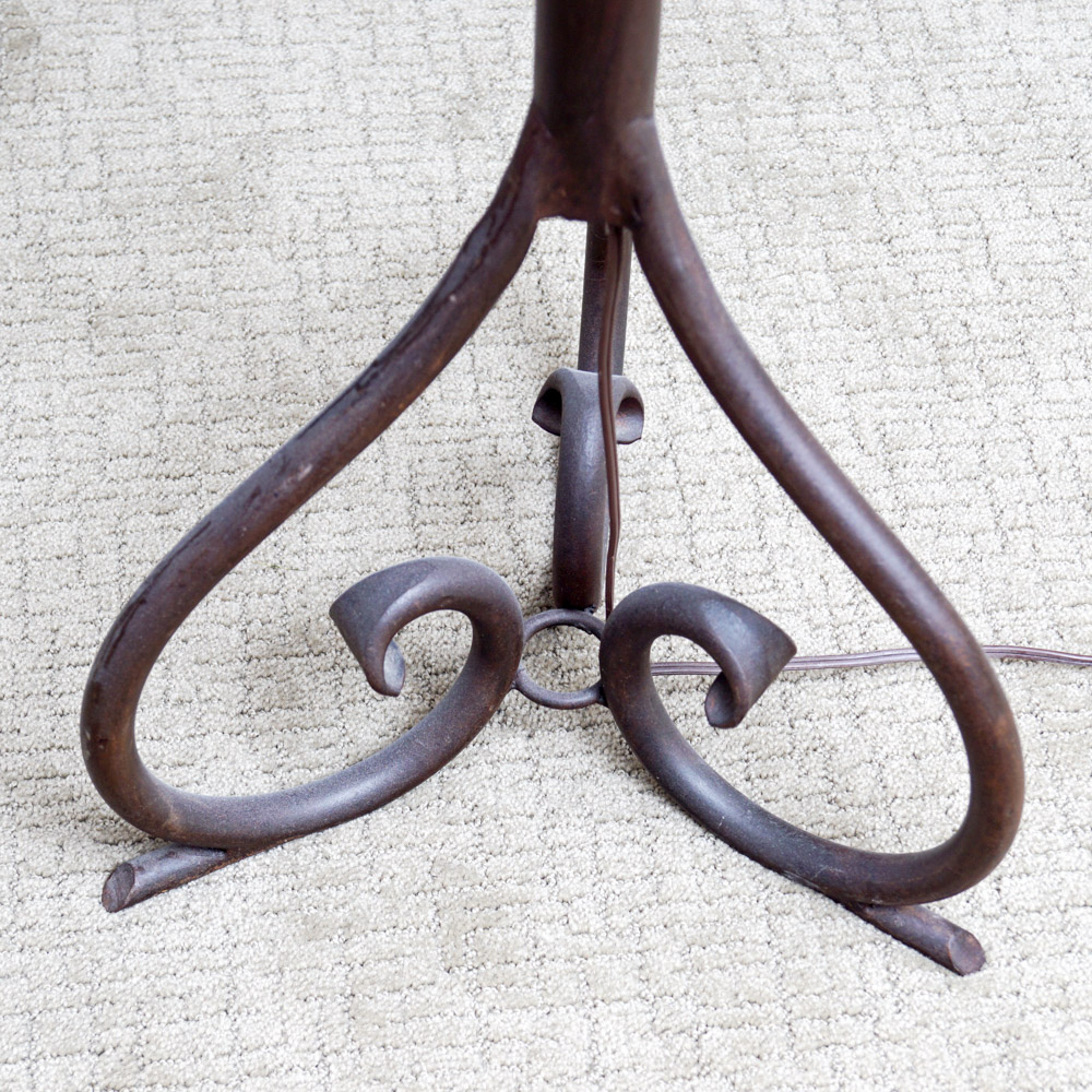 Rustic Metal Floor Lamp EBTH