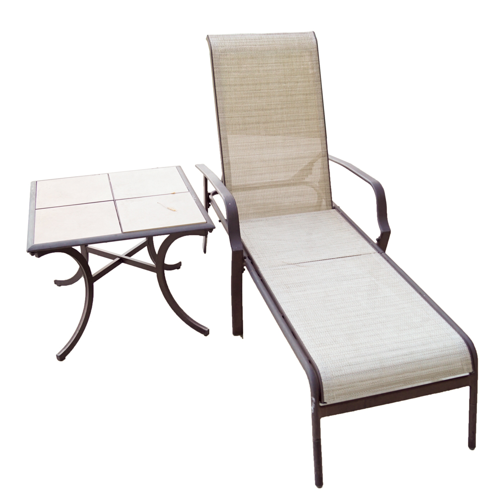 Metal Patio Chair And Table By Hampton Bay Ebth