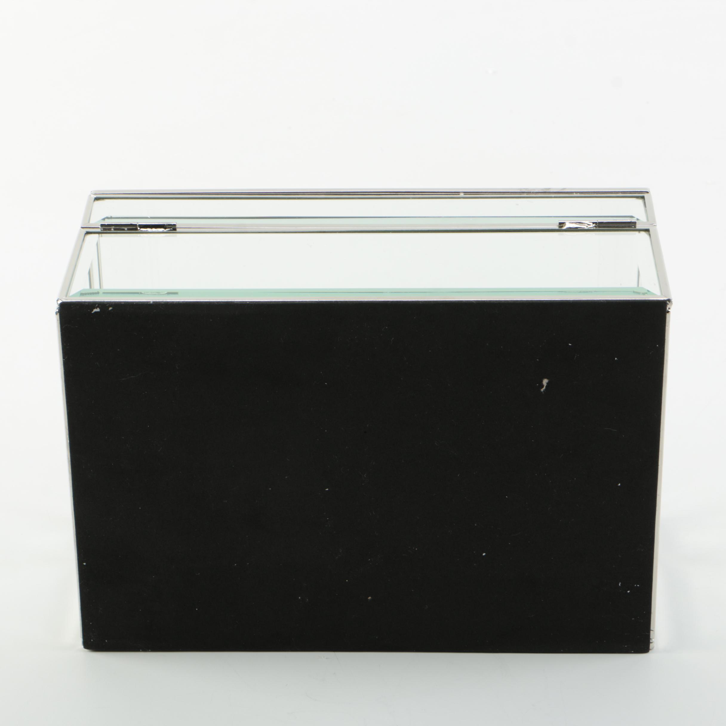 Hinged Glass Display Case EBTH