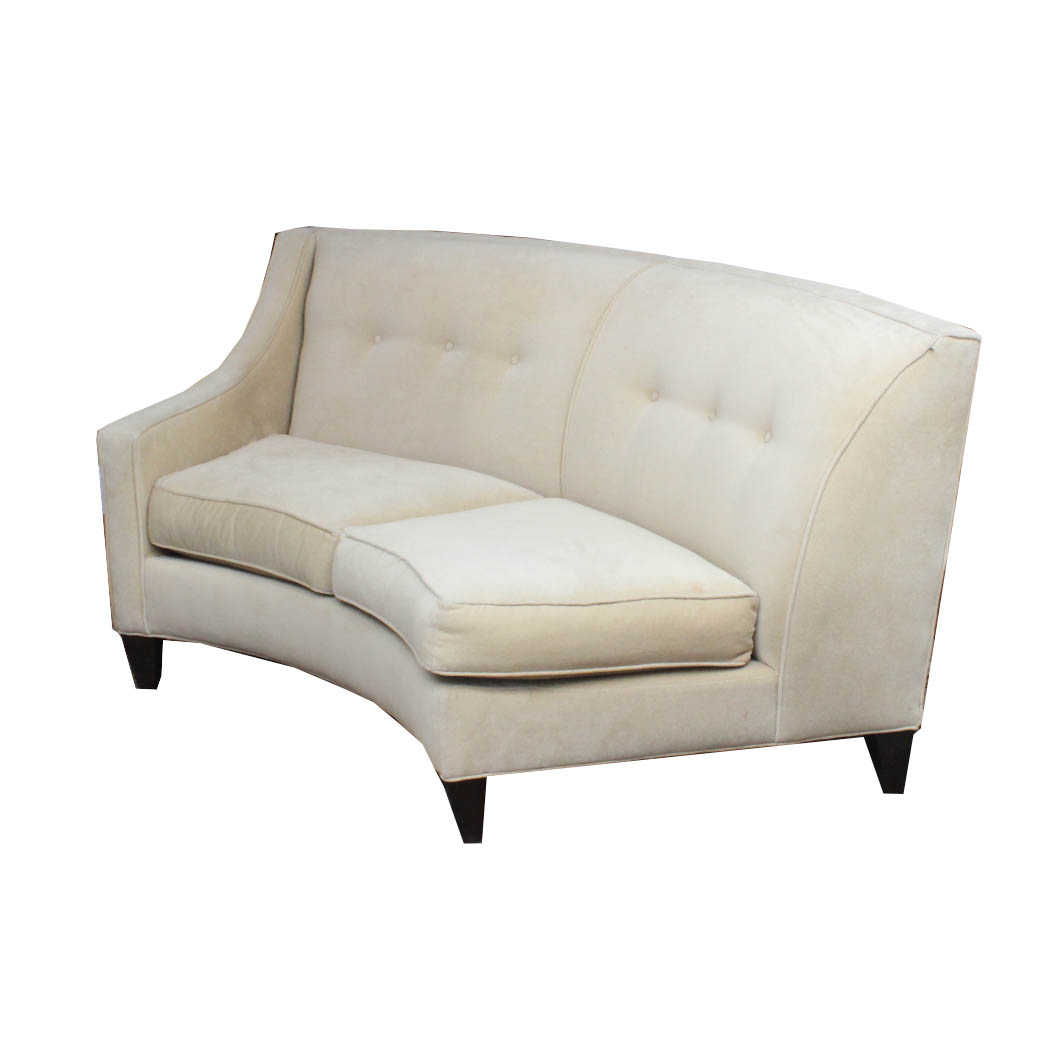 Semi Circle Sofa By Rowe Furniture Ebth