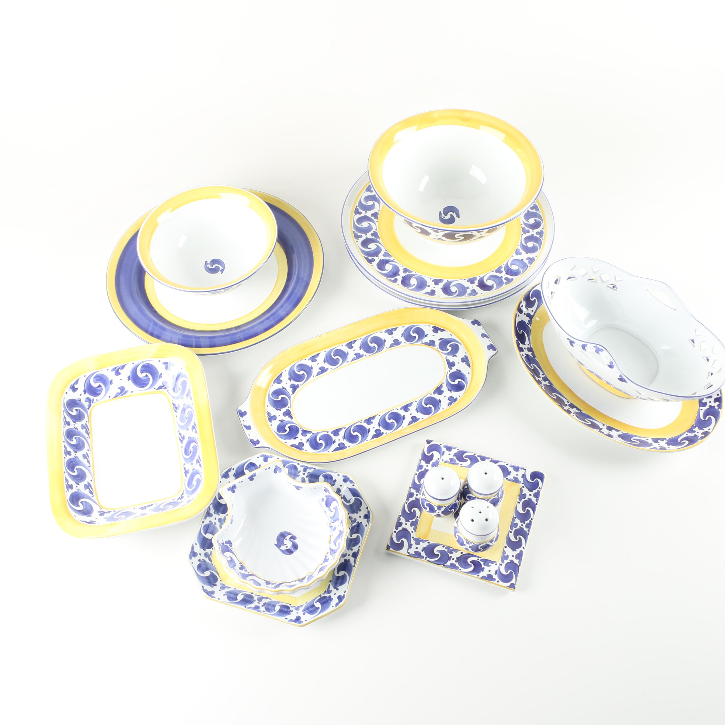 Herend Village Pottery "Splash" Serveware EBTH