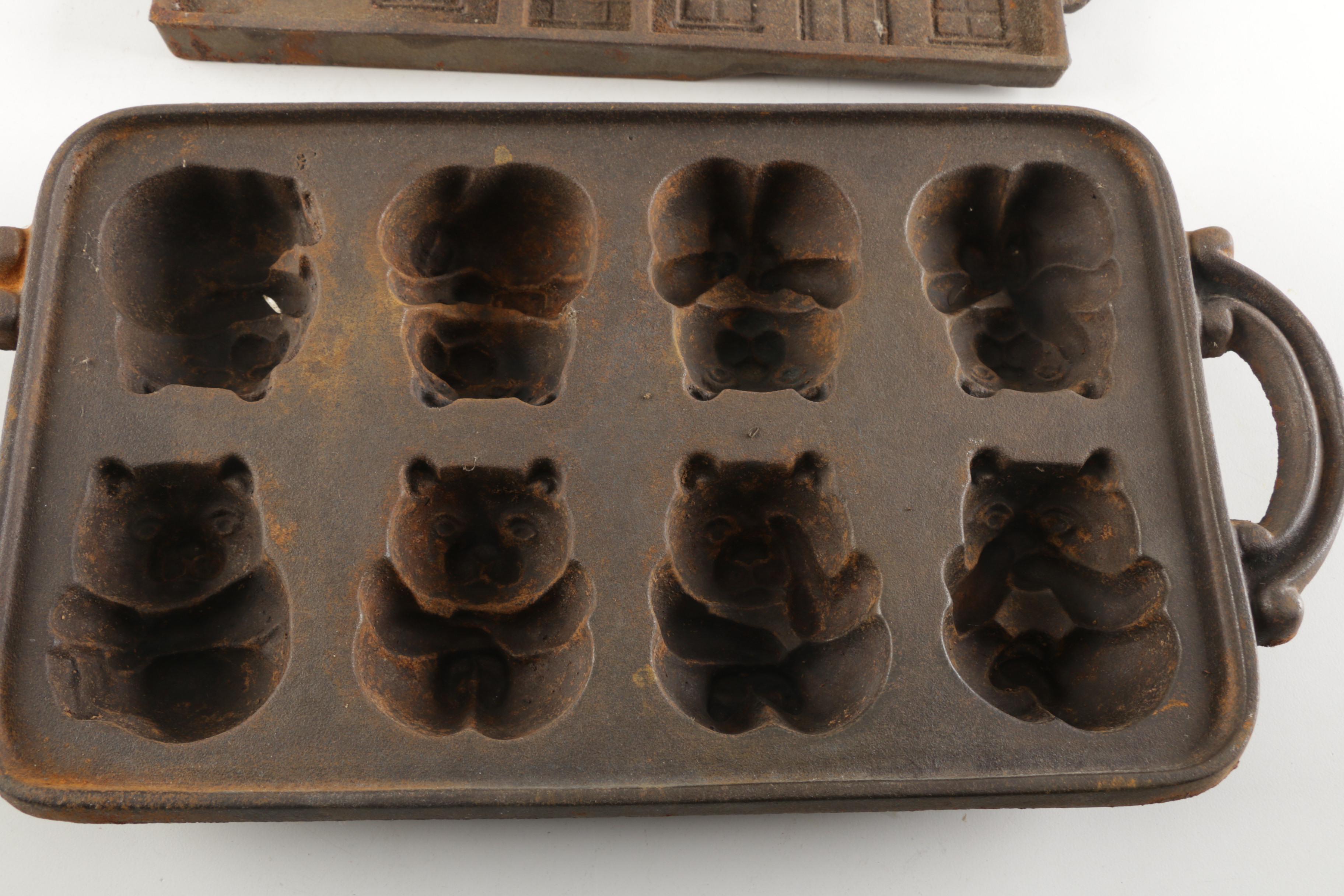 John Wright Cast Iron Molds EBTH