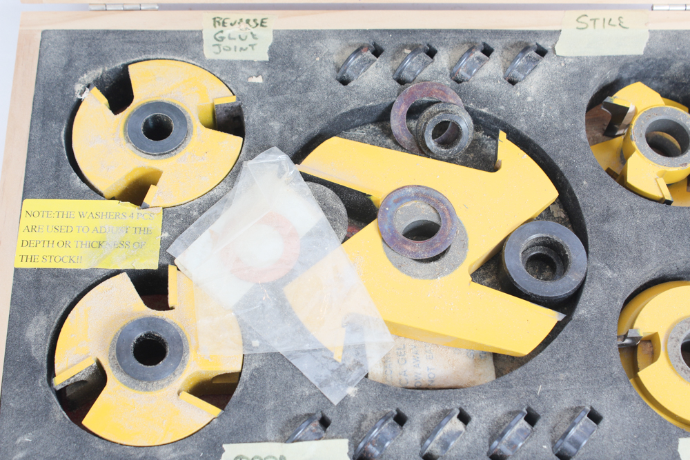 Carb Tech Shaper Door Making Bit Set EBTH