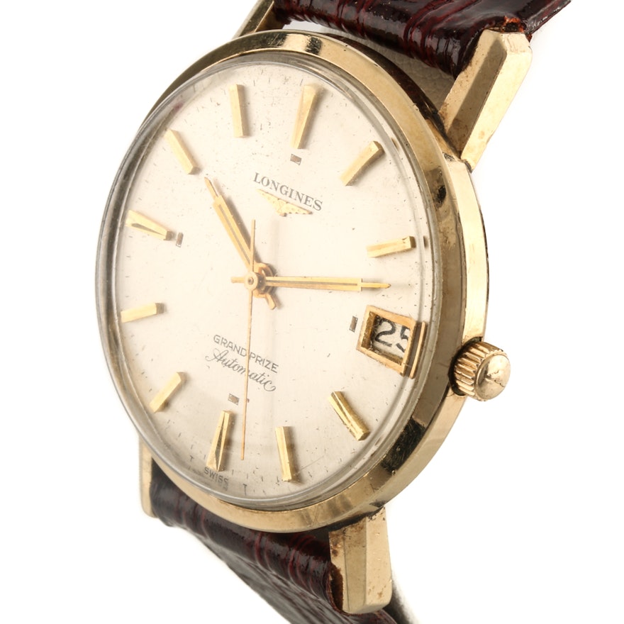 Longines Grand Prize Automatic 10K Gold-Filled Wristwatch | EBTH