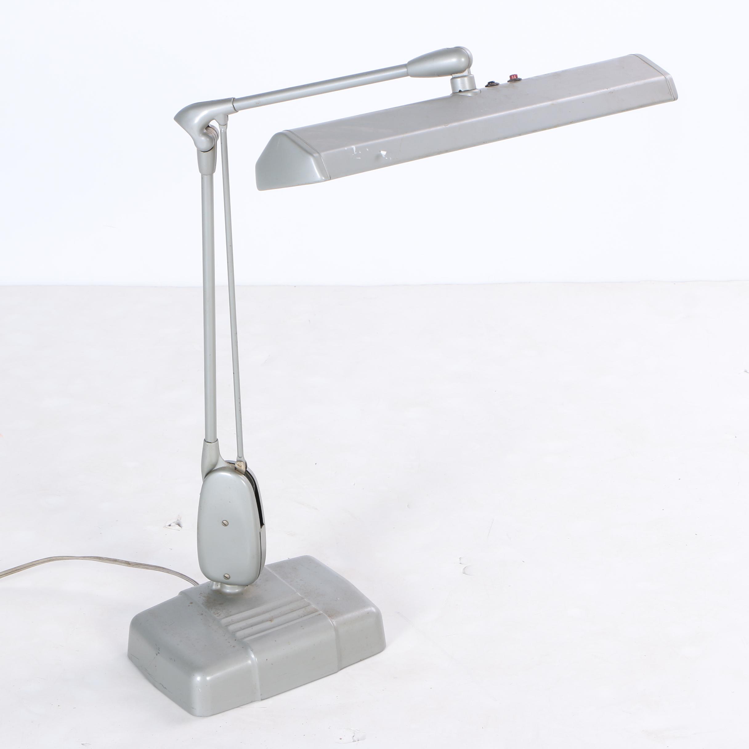 Vintage 1950s Articulated Arm Desk Lamp Ebth