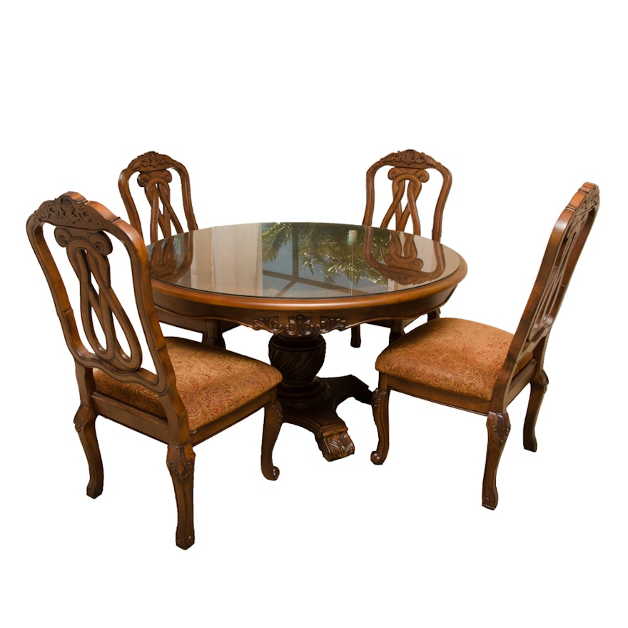 North Shore Dining Table And Four Chairs By Ashley Furniture
