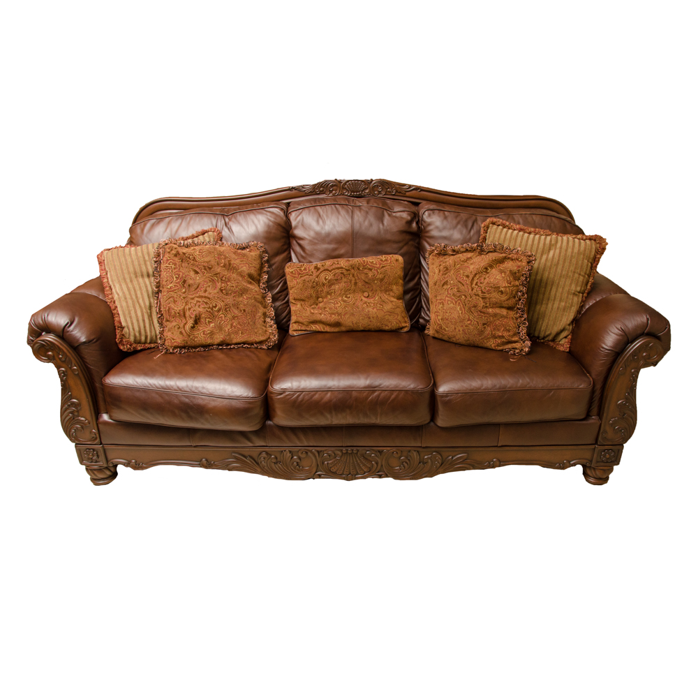 "North Shore" Leather Sofa by Ashley Furniture EBTH