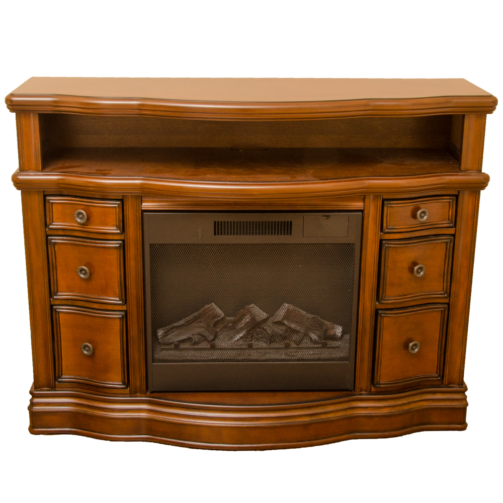 Electric Fireplace and Media Mantel by Allen + Roth EBTH