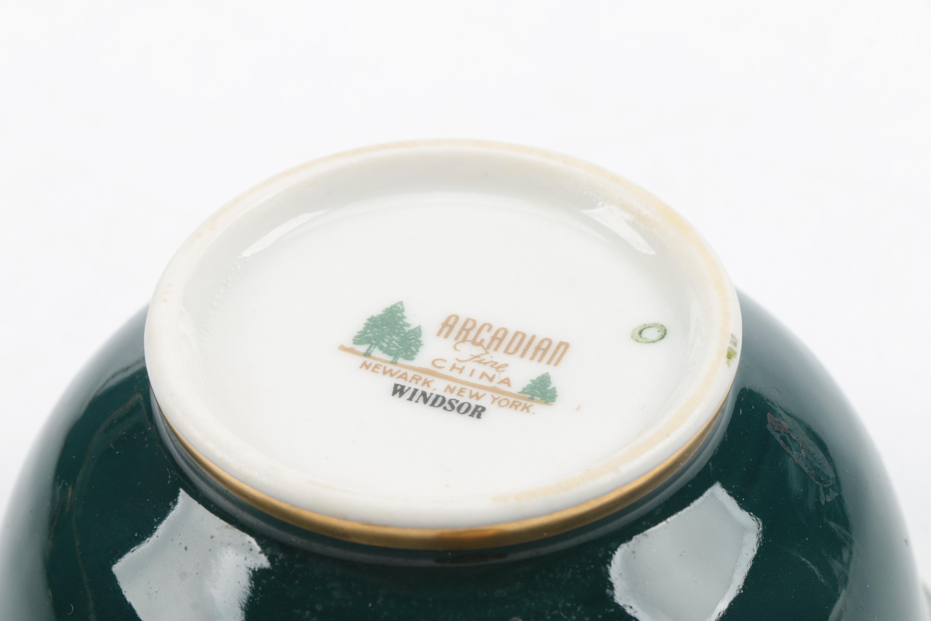 Arcadian "Windsor" Fine China Dinner Service EBTH