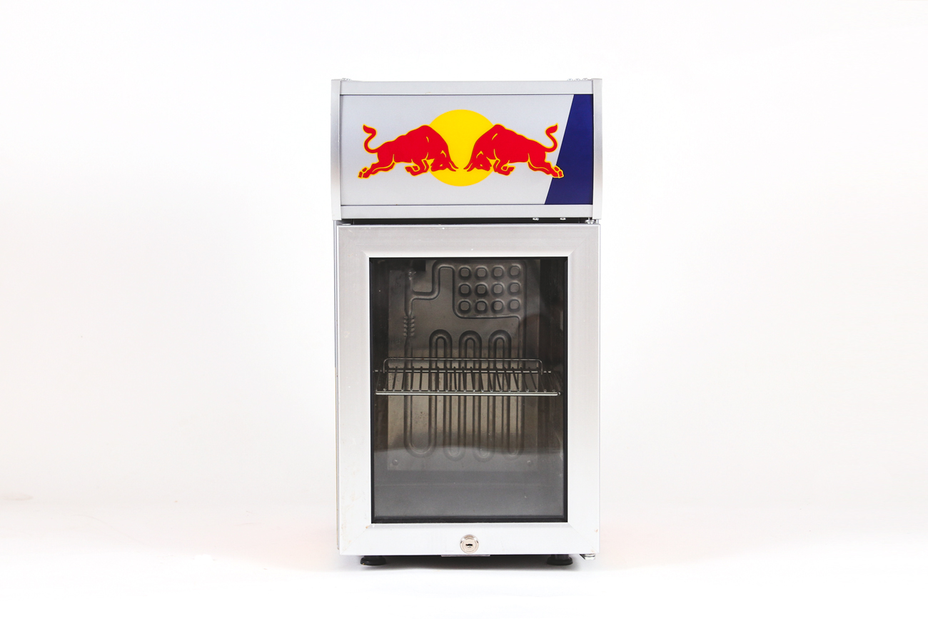 Red Bull Mini Refrigerator and Electric Sign EBTH