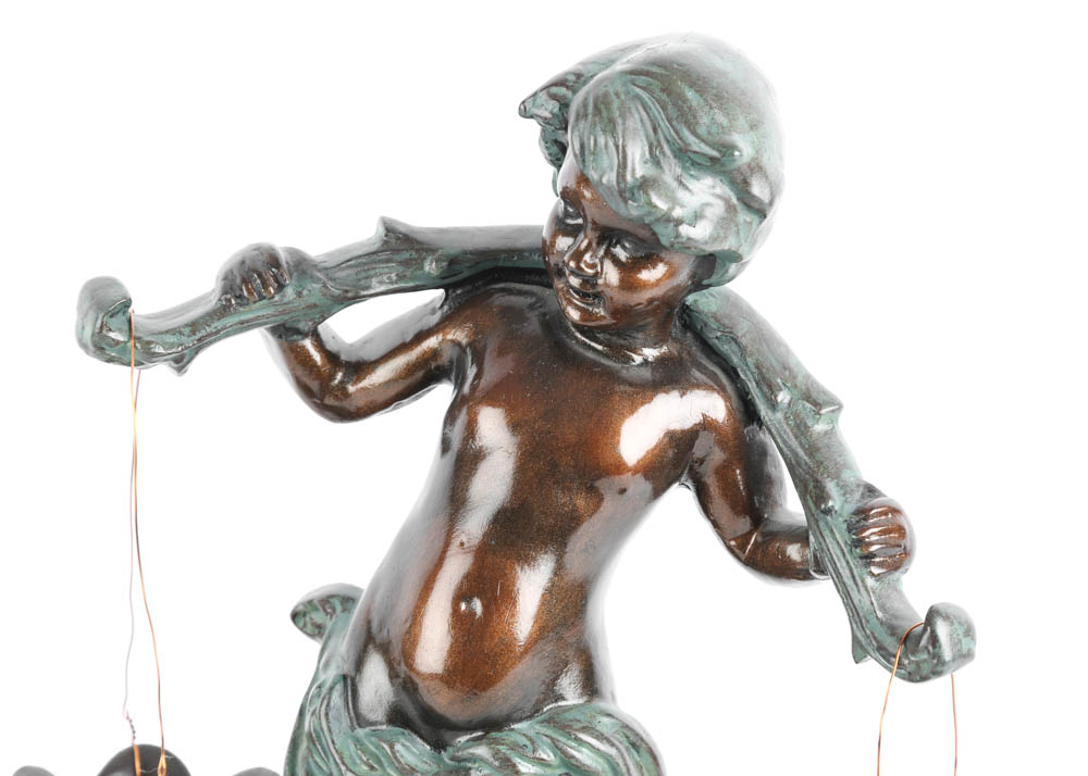 Resin Cherub Sculpture EBTH