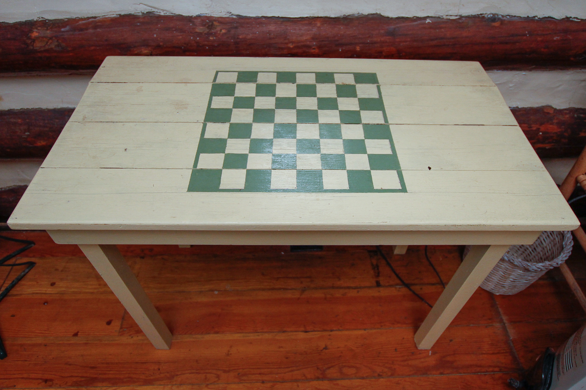 Painted Game Table EBTH