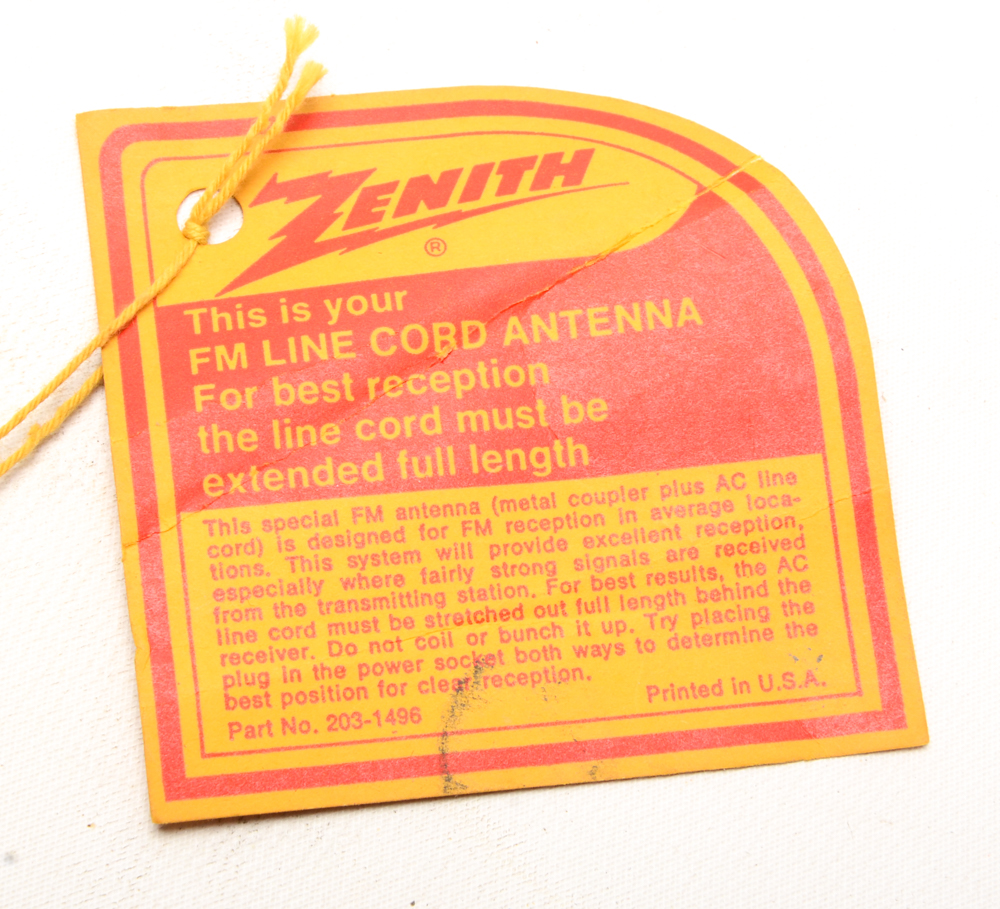 Zenith "Allegro" Record Player/FM Tuner EBTH