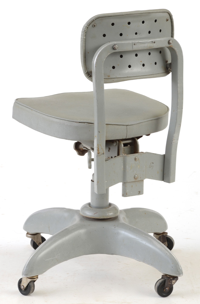 Vintage Industrial Style Desk Chair | EBTH