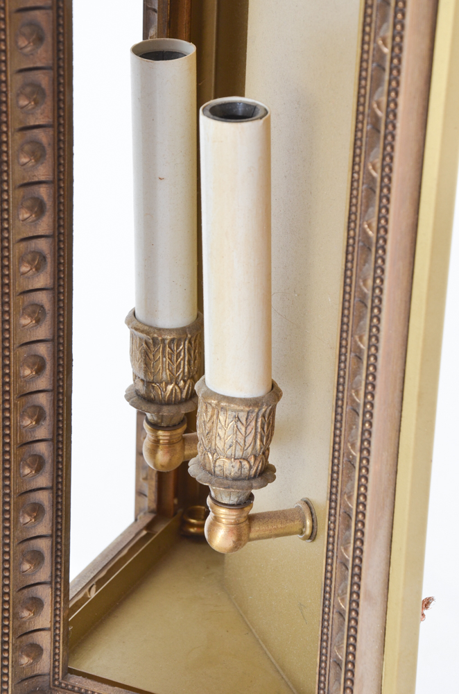 Pair of Hollywood Regency Style Light Fixtures | EBTH