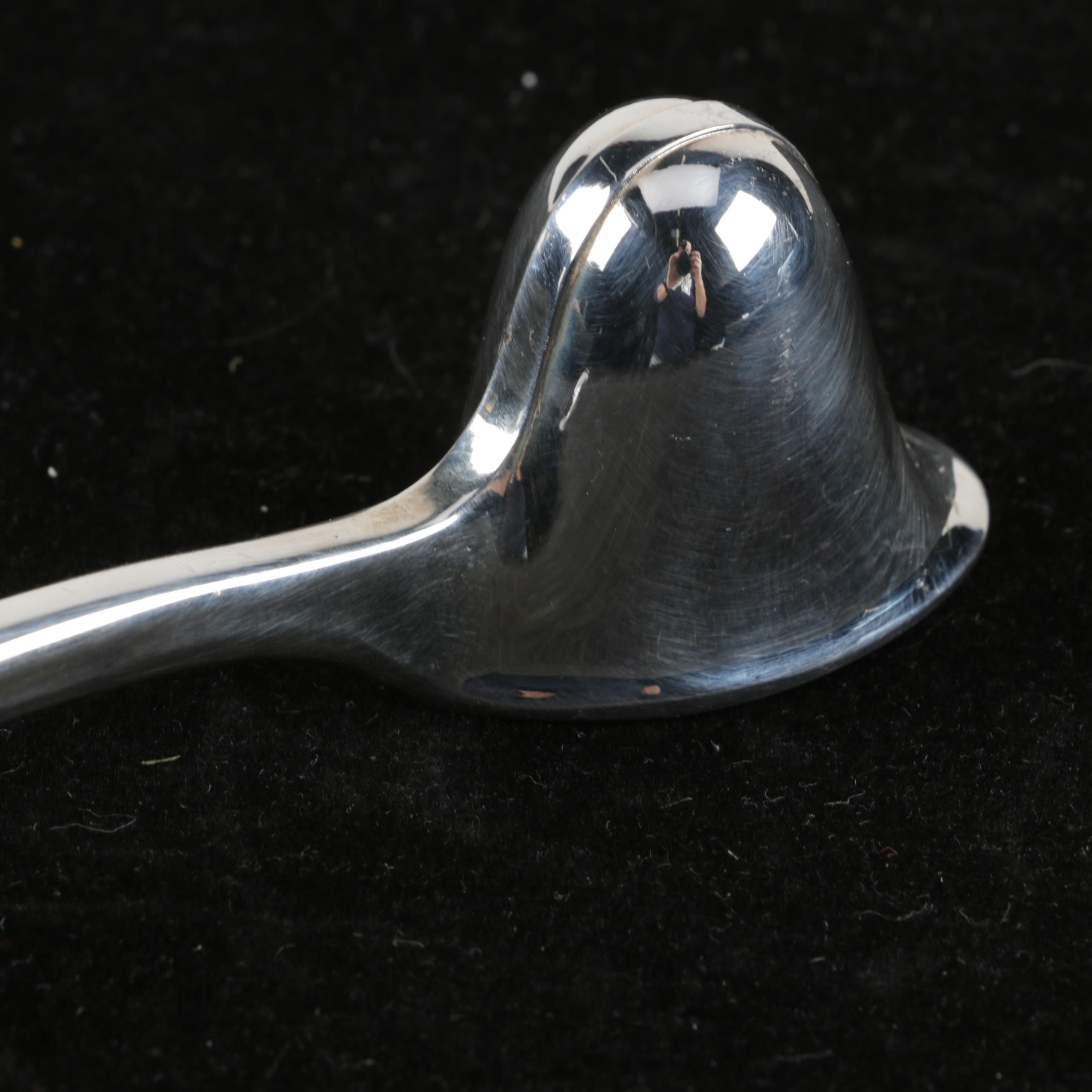 Gerity Rat Tail Handle Silver Plate Candle Snuffer EBTH