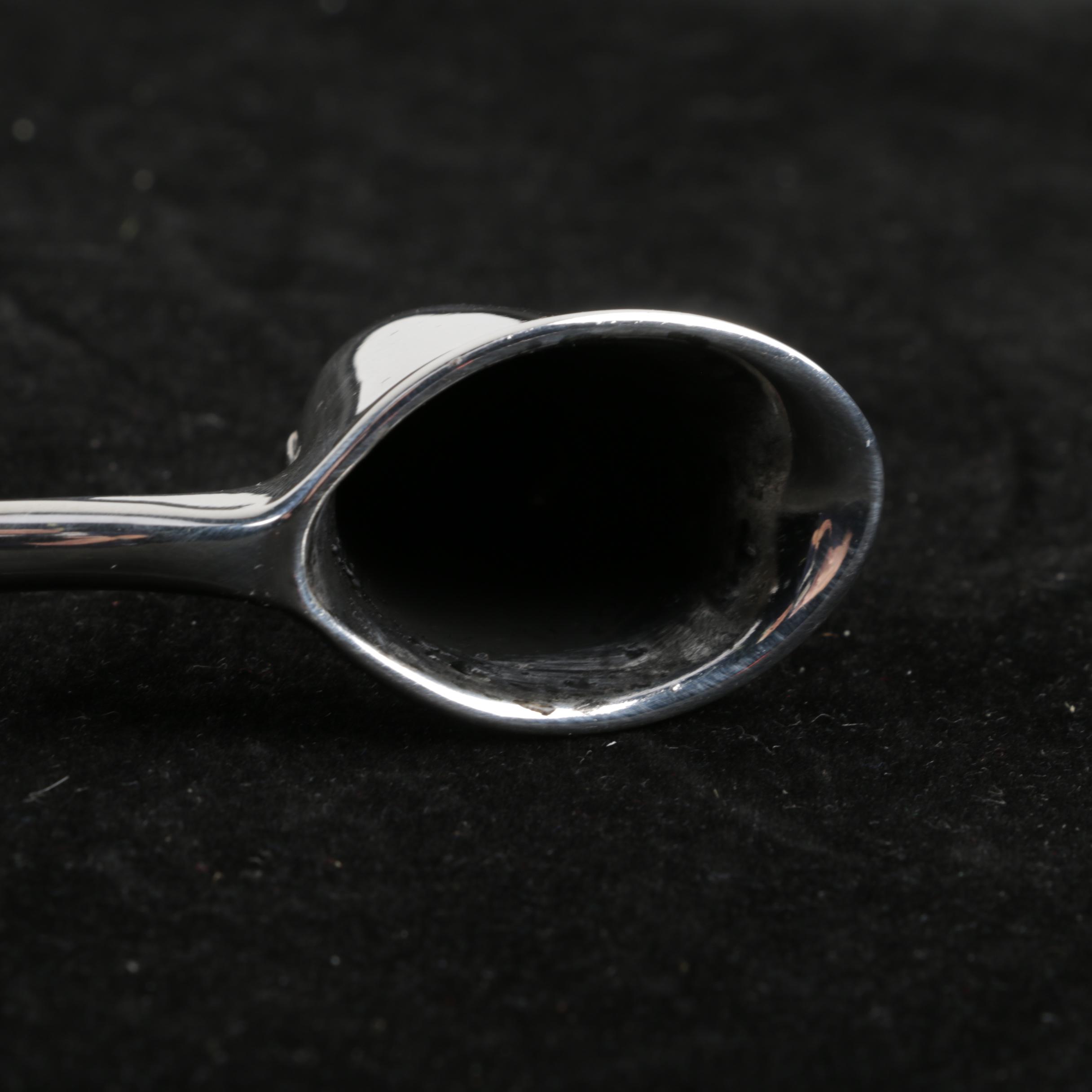 Gerity Rat Tail Handle Silver Plate Candle Snuffer EBTH