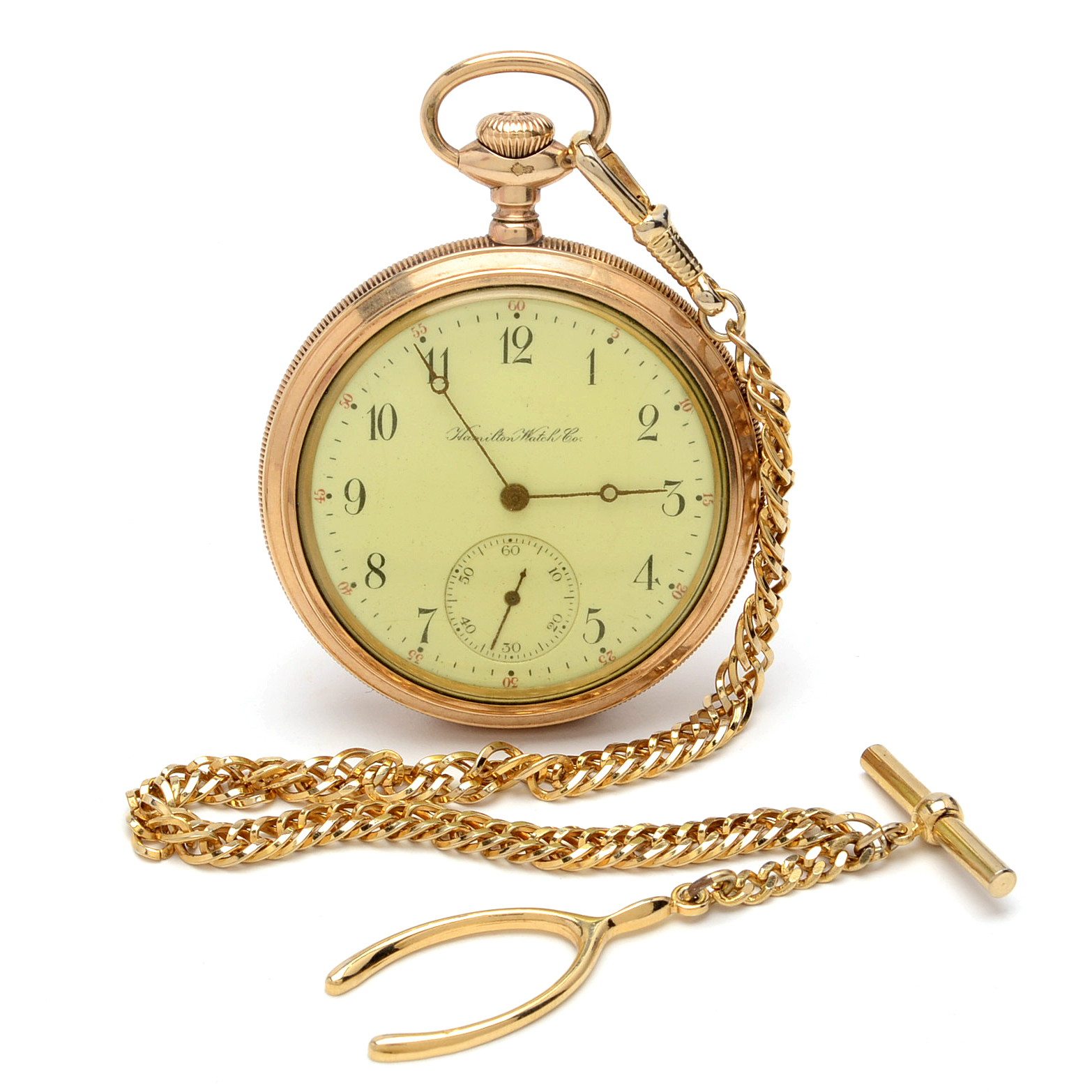 Vintage Hamilton Gold Filled Pocket Watch EBTH