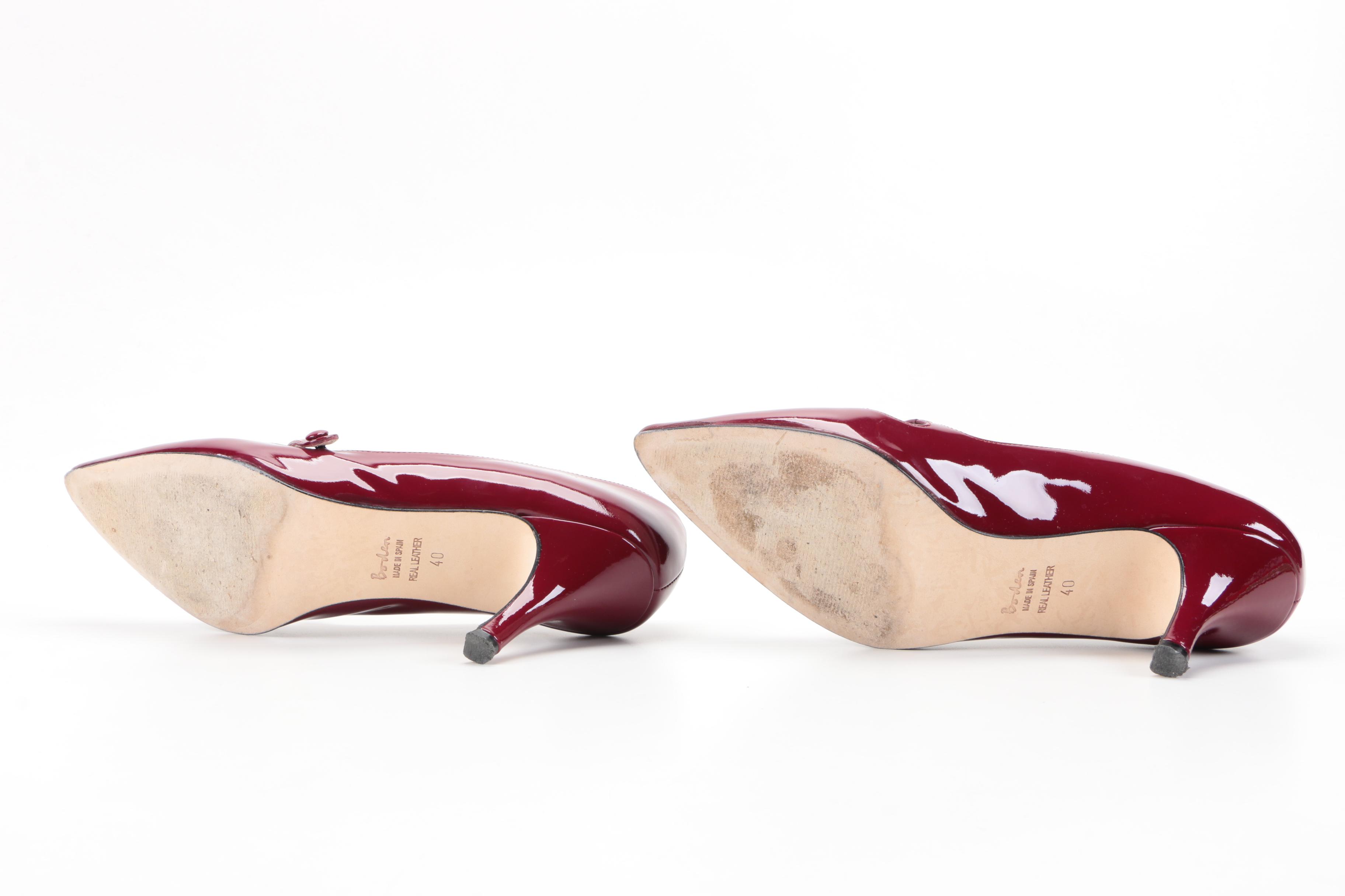 patent leather t strap heels