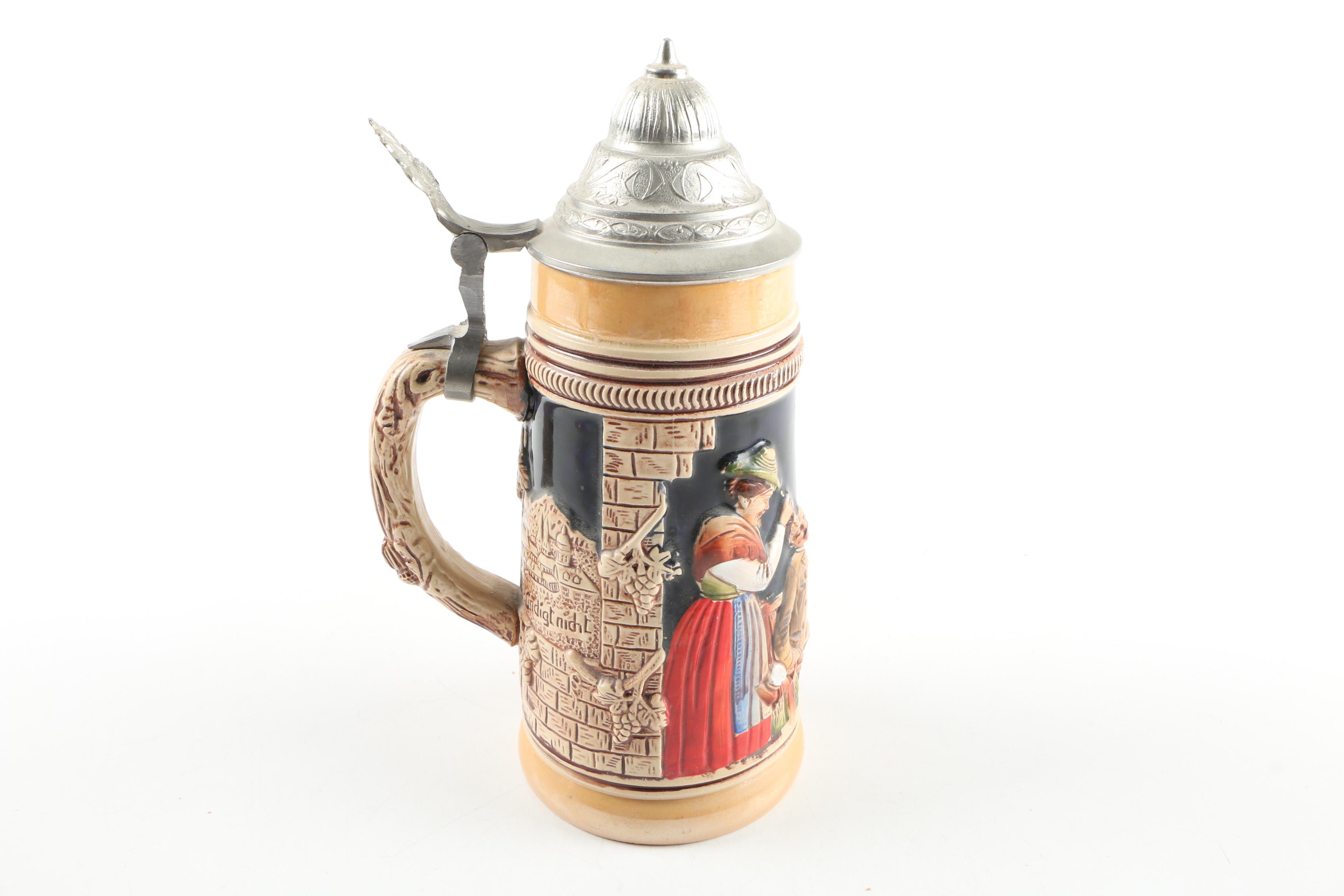 Vintage German Ceramic Beer Steins EBTH