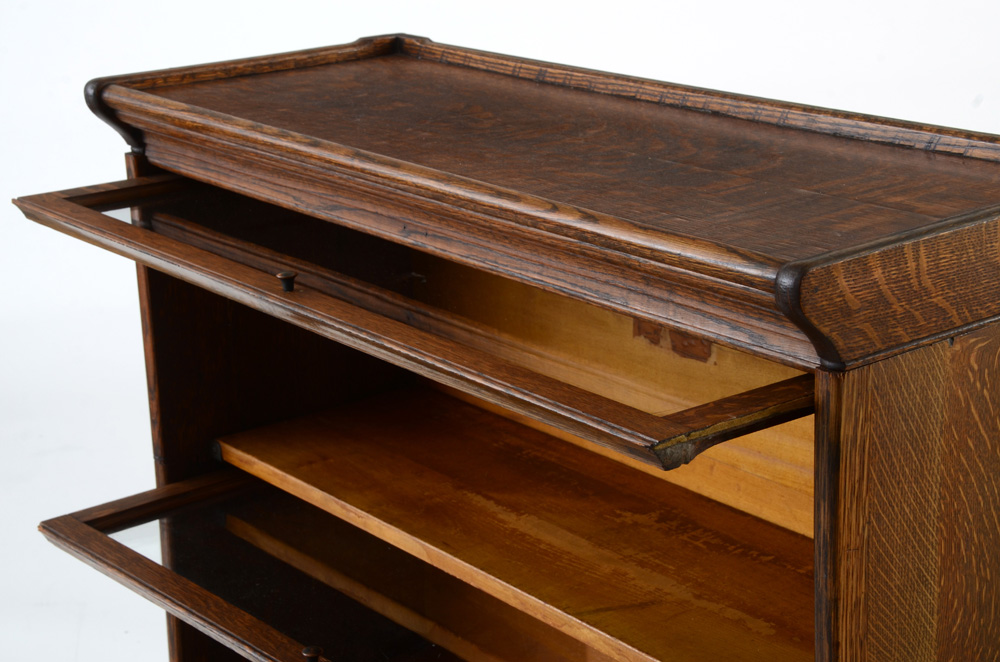 Oak Sectional Barrister Bookcase By C. J. Lundstrom EBTH