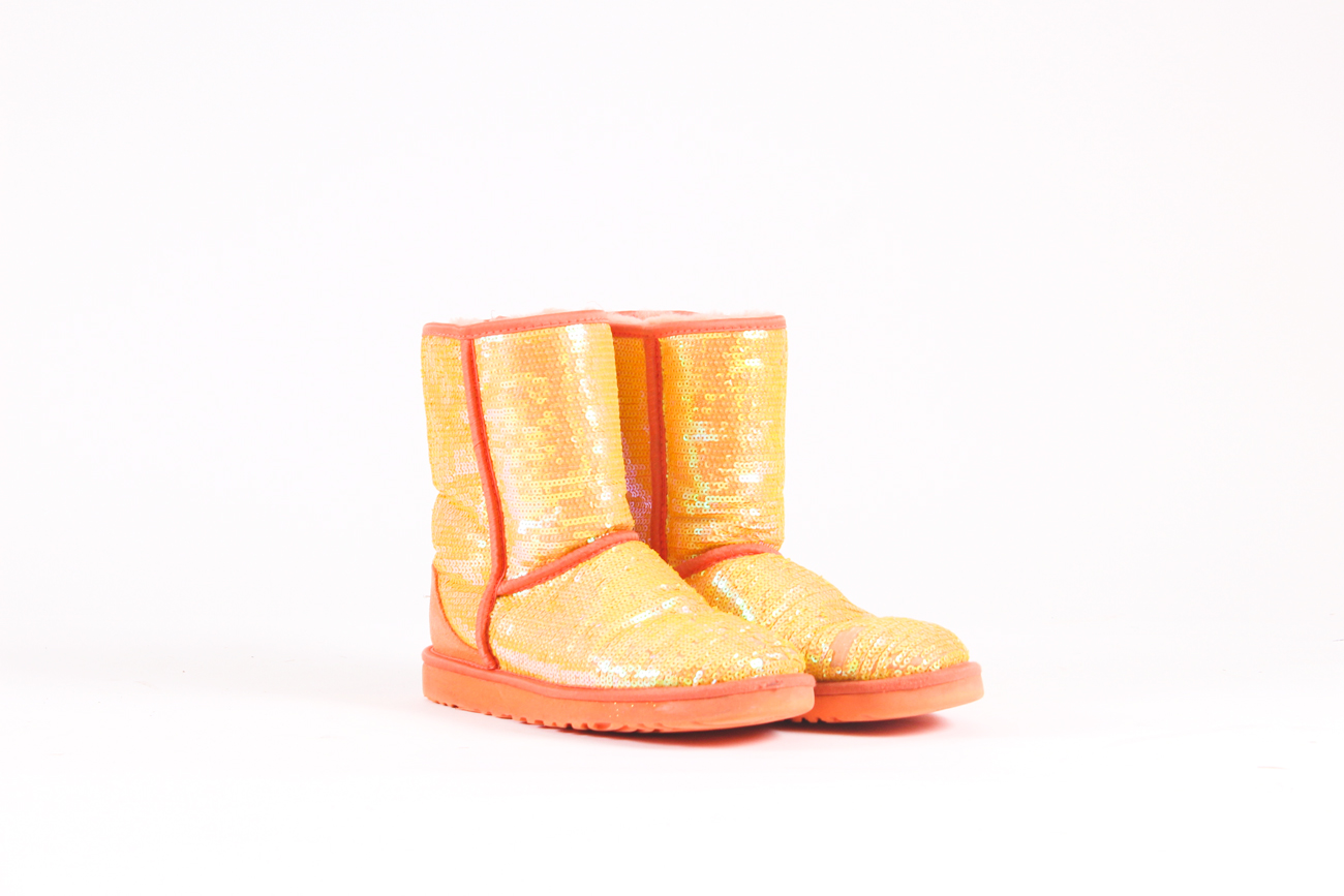 orange sequin uggs