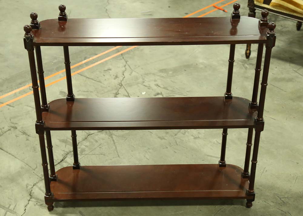 British Colonial Style Wall Shelf by The Bombay Company EBTH