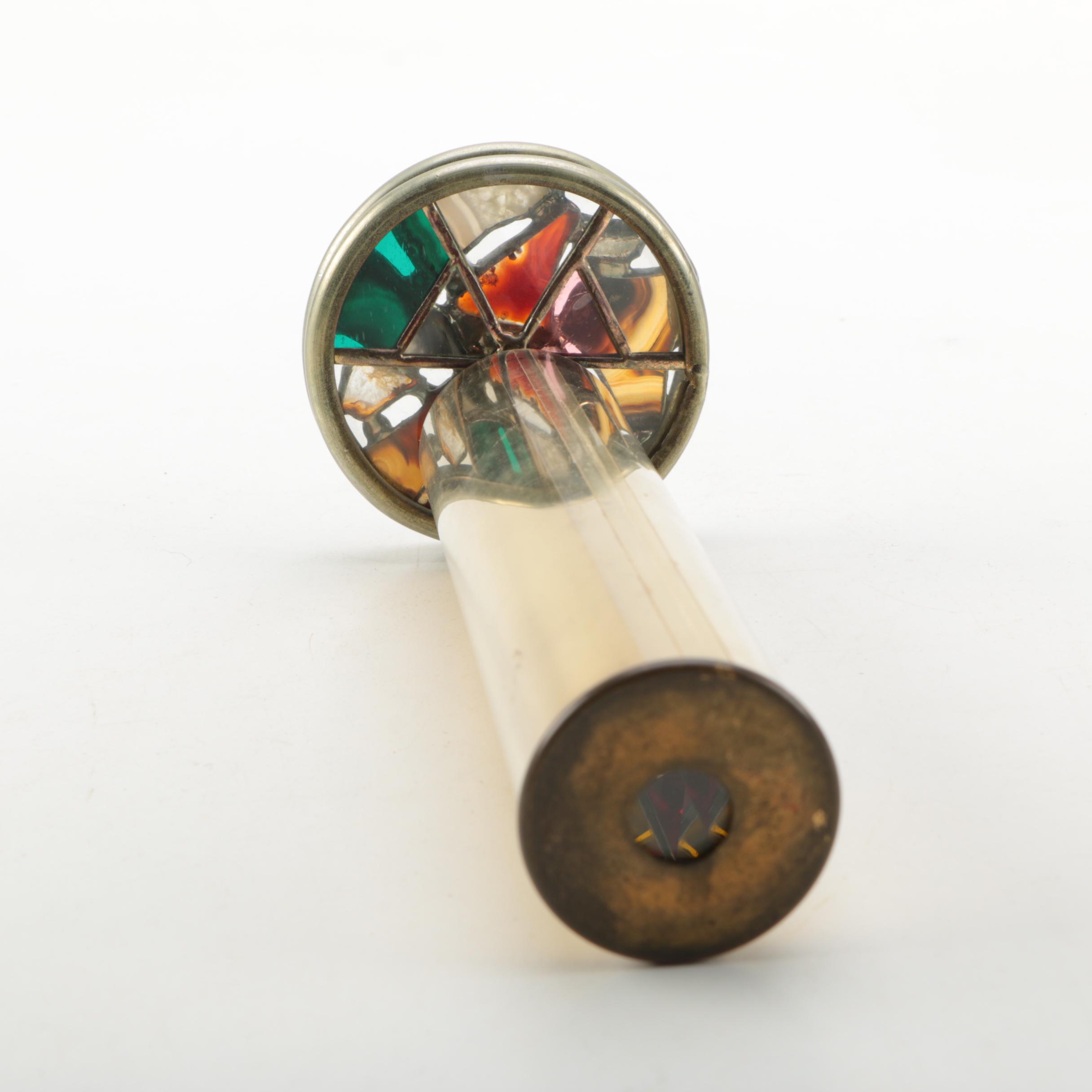 Brass Stained Glass Kaleidoscope EBTH