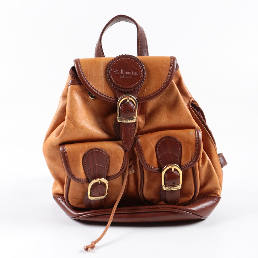 helt seriøst Derfor kombination Valentino di Paolo Leather Backpack | EBTH