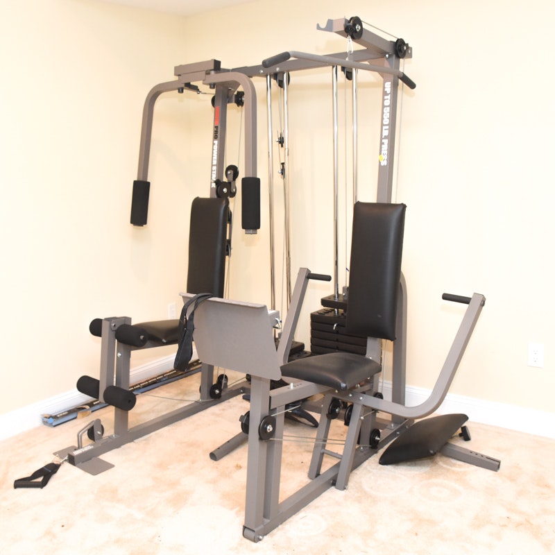 Weider Pro Power Stack Home Gym EBTH weider-pro-power-stack-home-gym-ebth