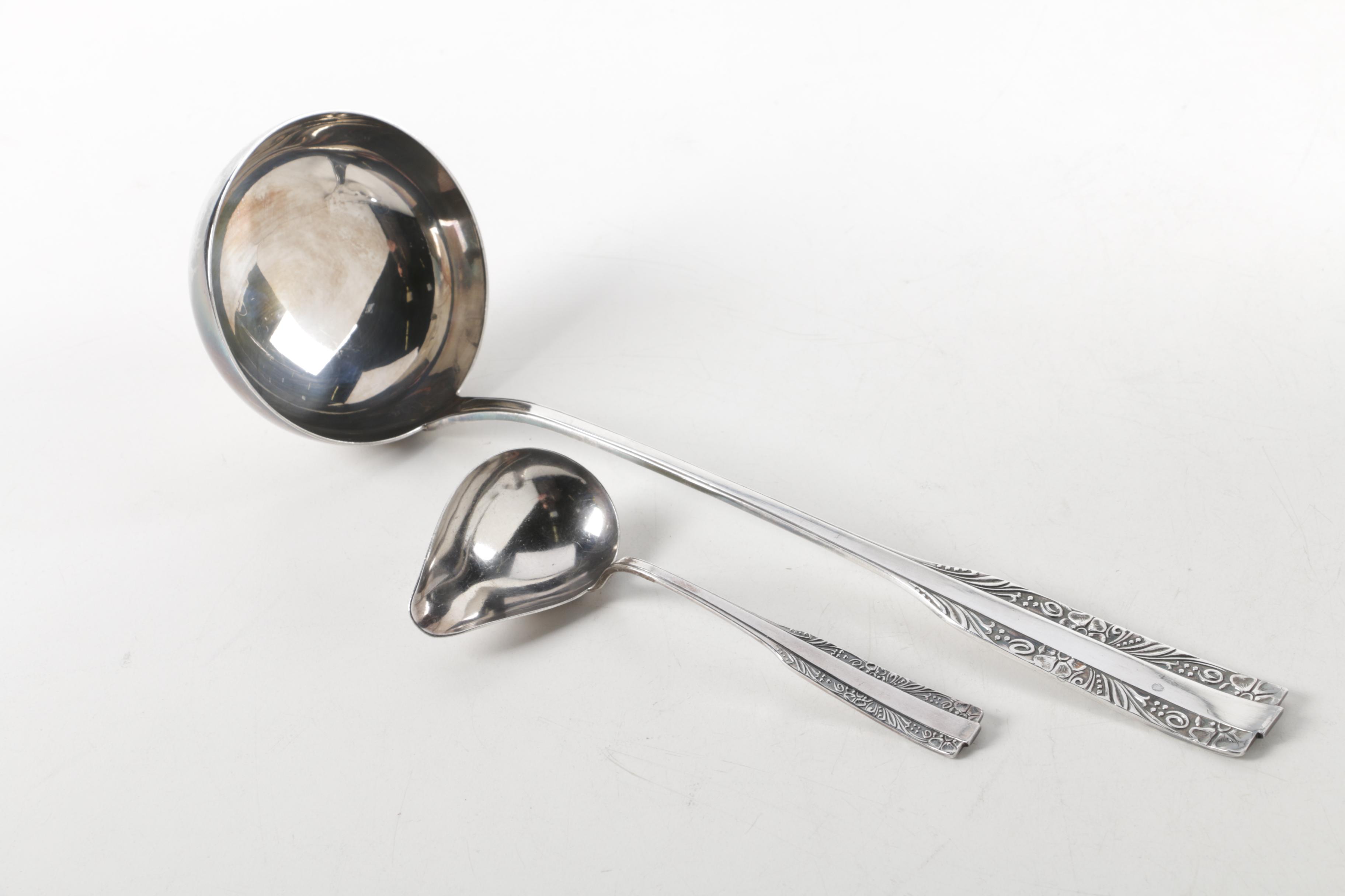 Hefra Polish Silver Plate Flatware with Foliate Handles EBTH