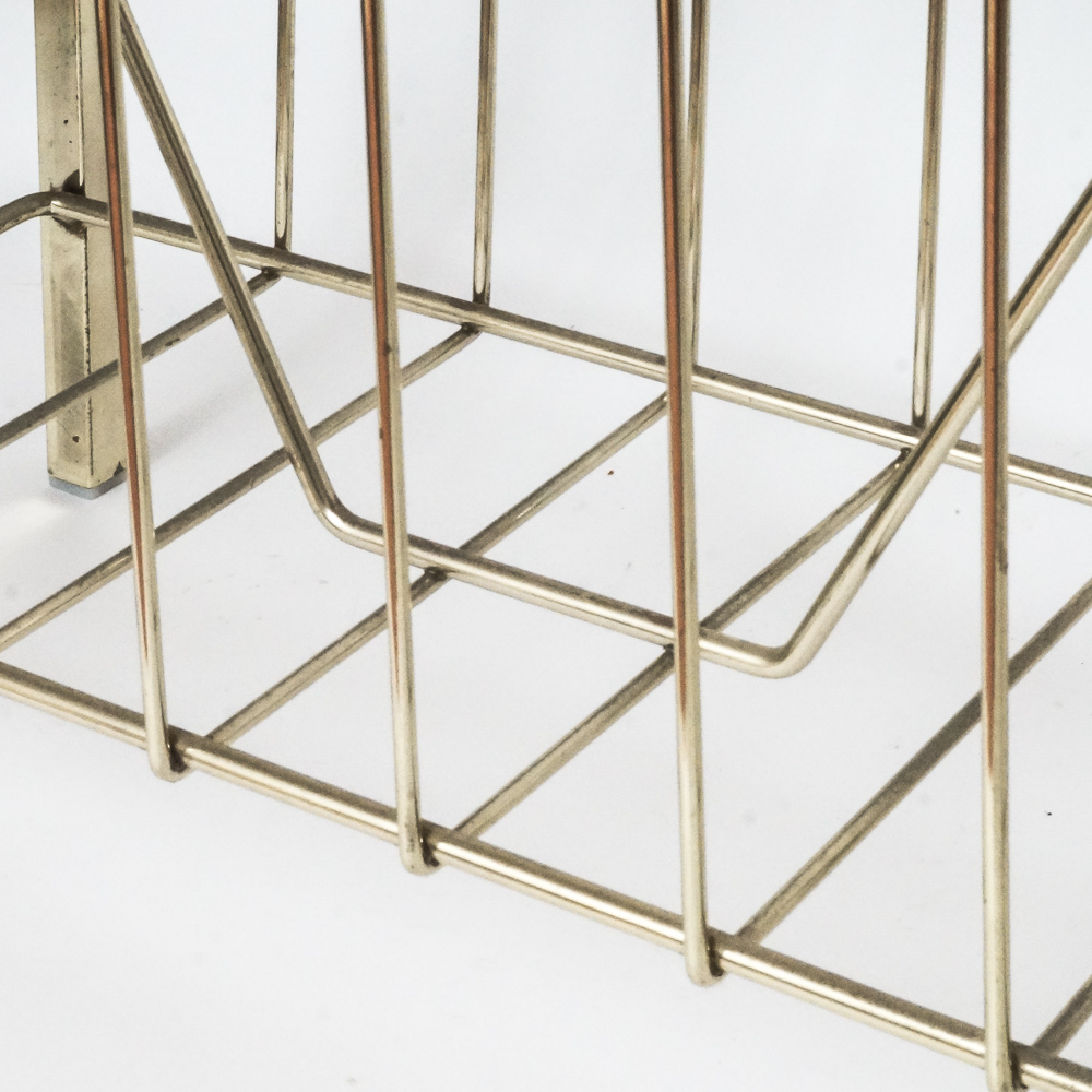 Modern Metal Magazine Rack | EBTH