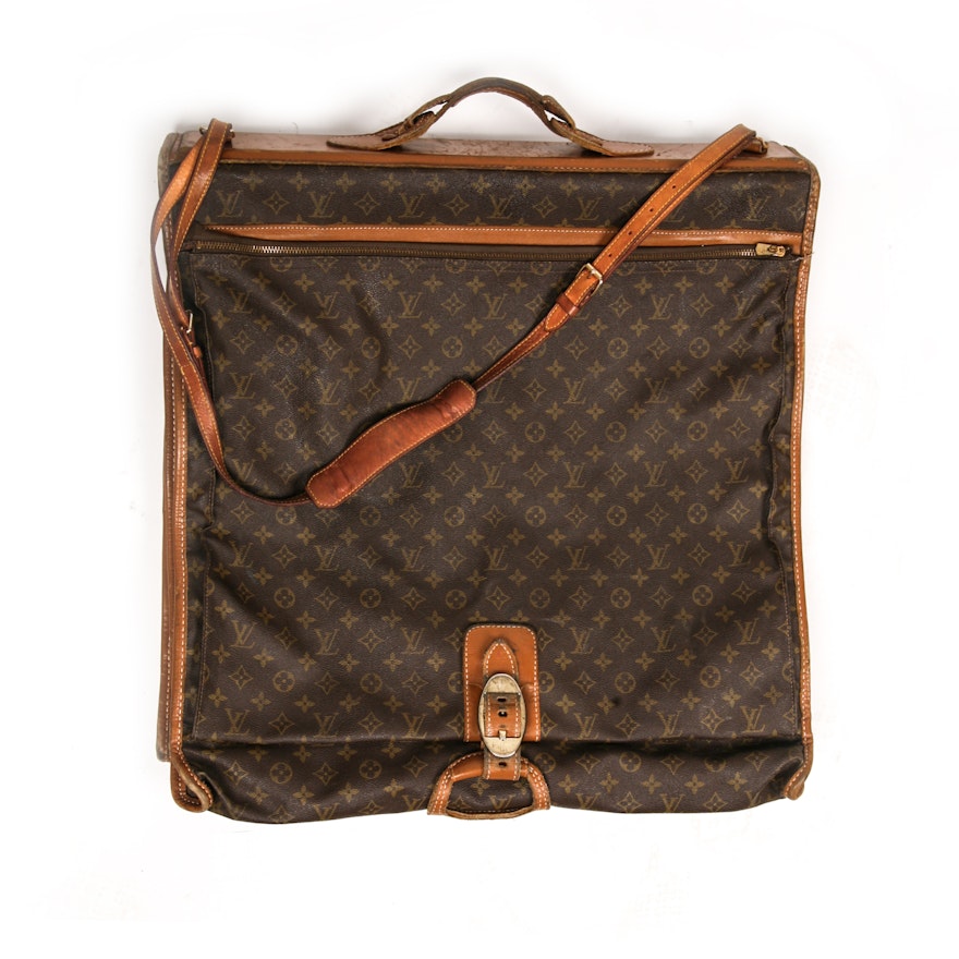 Circa 1970s Vintage Louis Vuitton French Company Garment Bag | EBTH