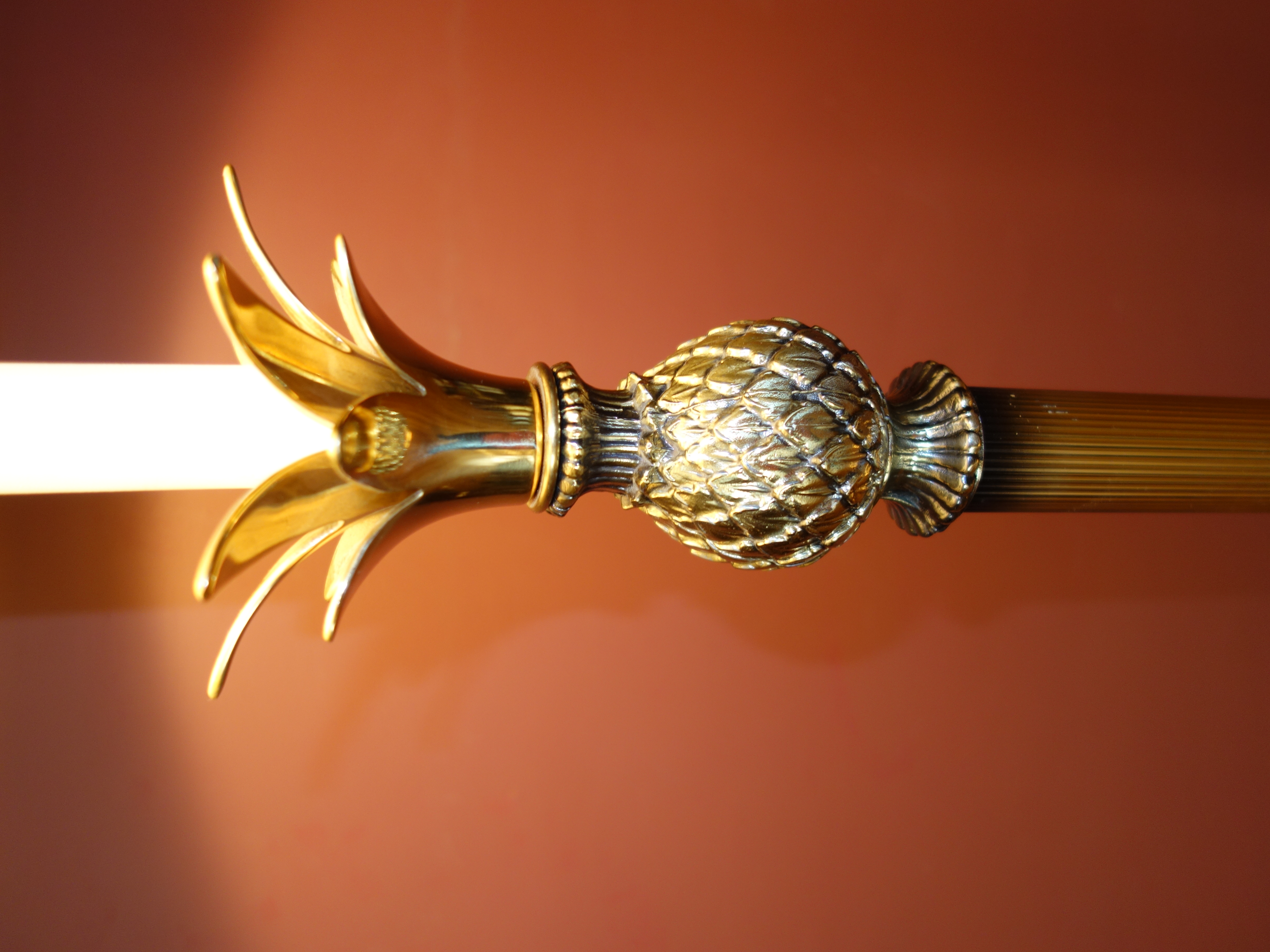 Pineapple Brass Floor Lamp EBTH