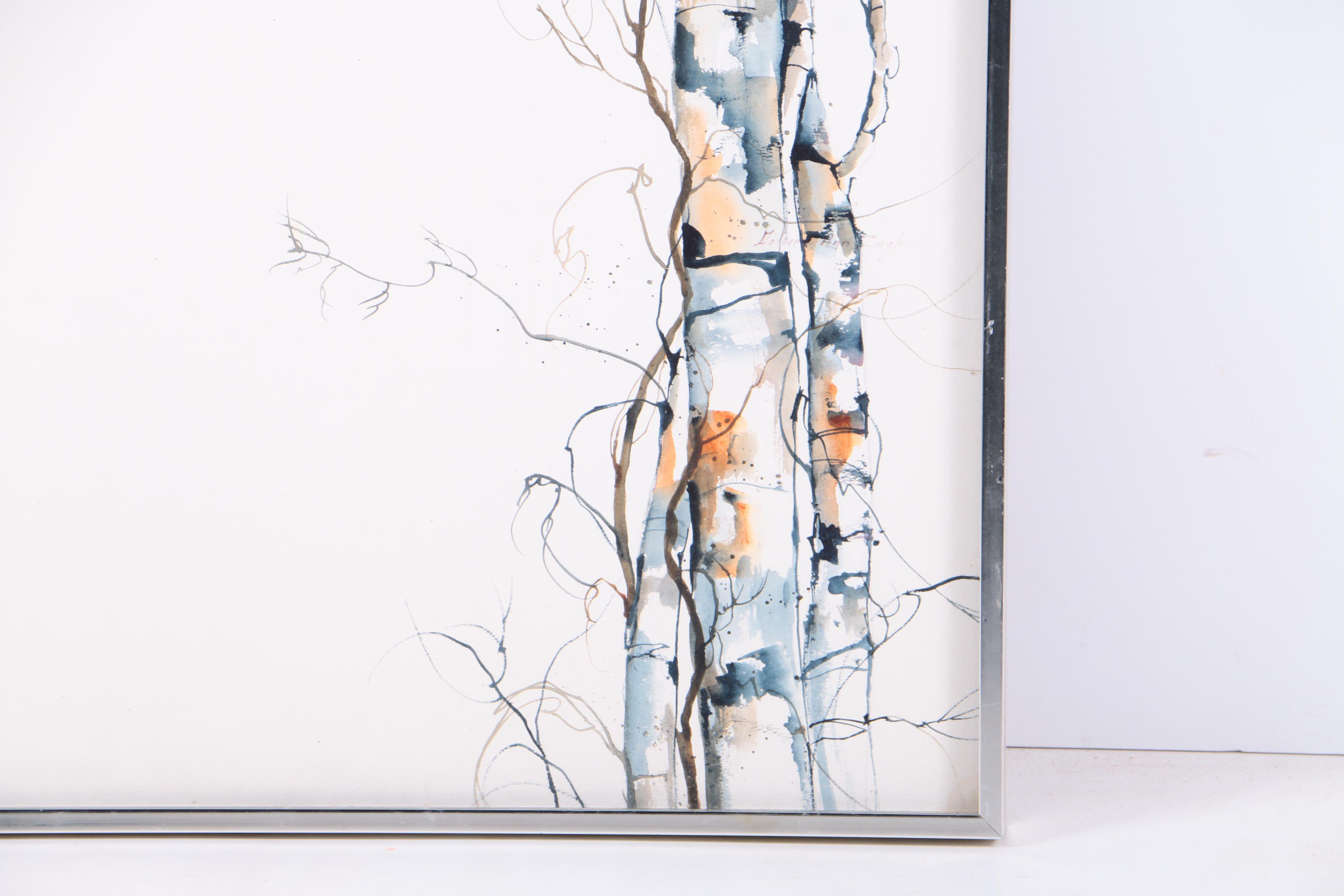 Dolores Ann Ziegler Watercolor on Paper of a Rustic Landscape EBTH