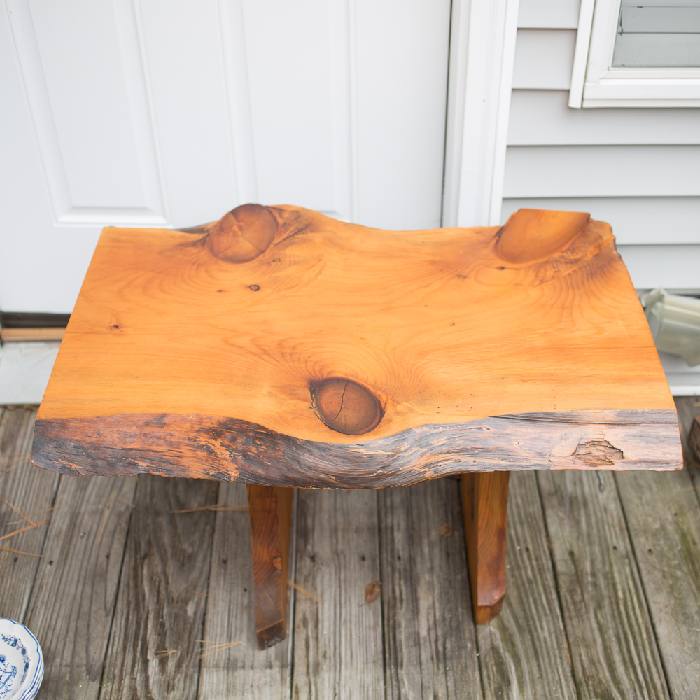 Rustic Pine Bench EBTH