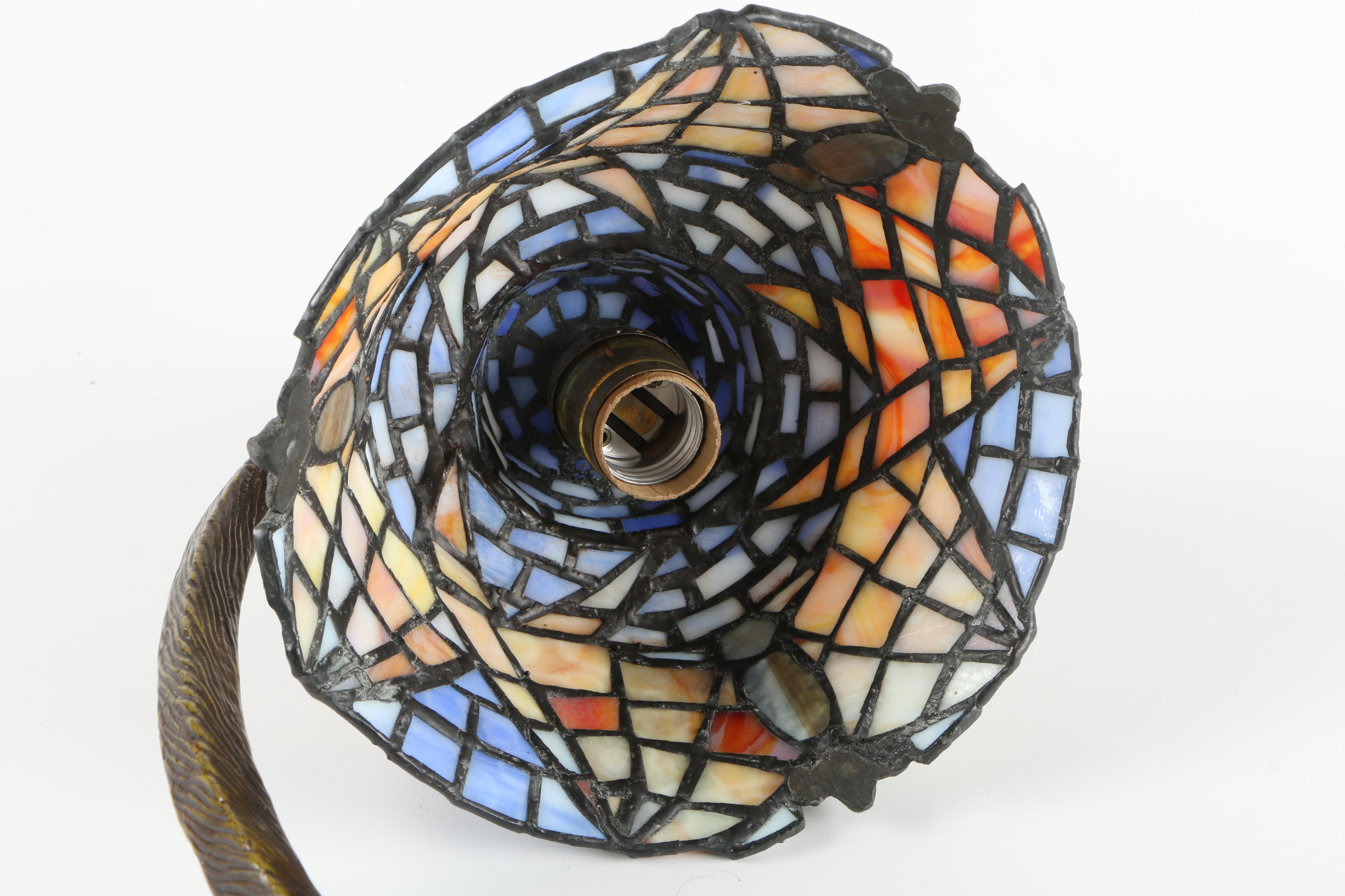 Vintage Art Nouveau Style Figural Accent Lamp EBTH