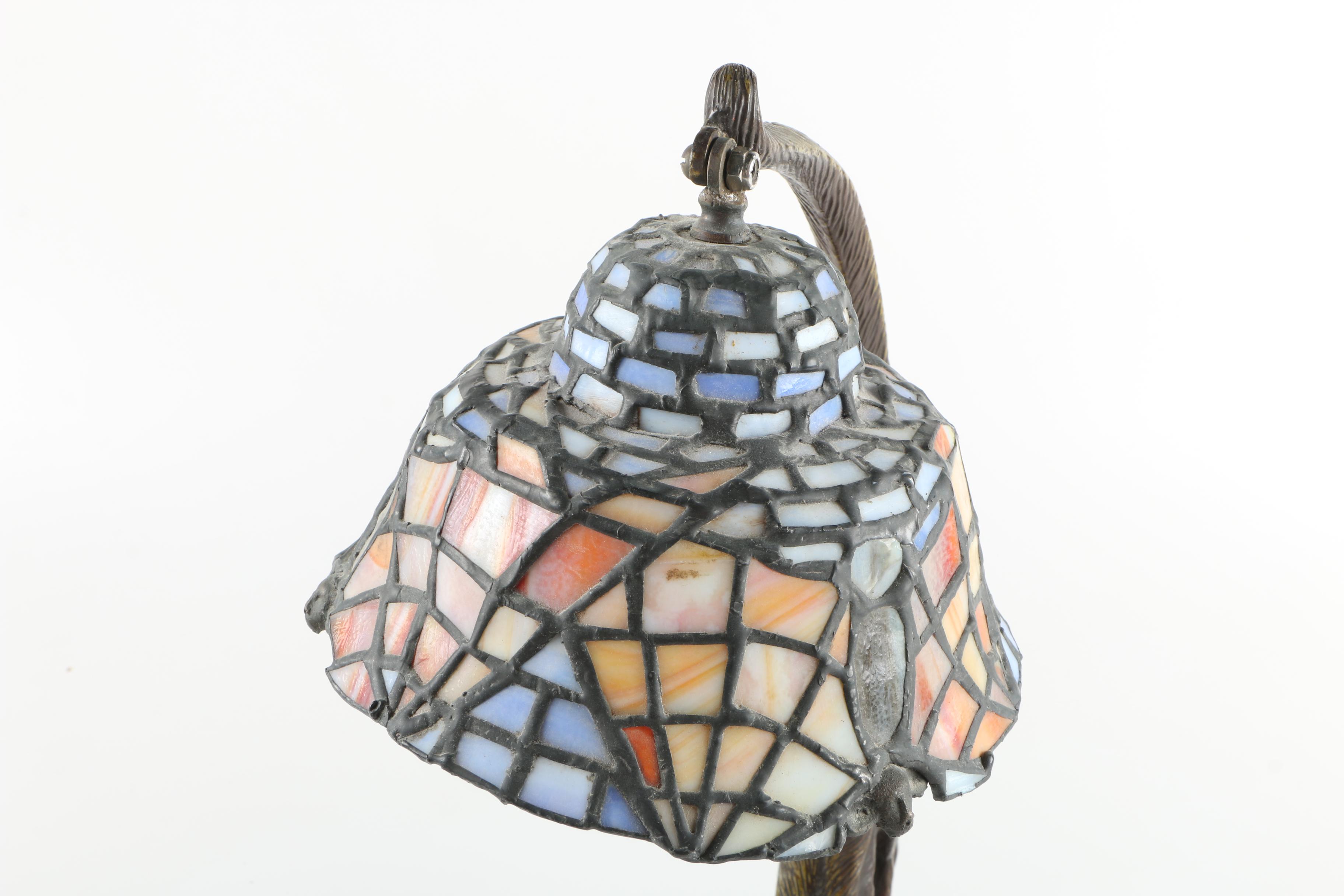 Vintage Art Nouveau Style Figural Accent Lamp EBTH